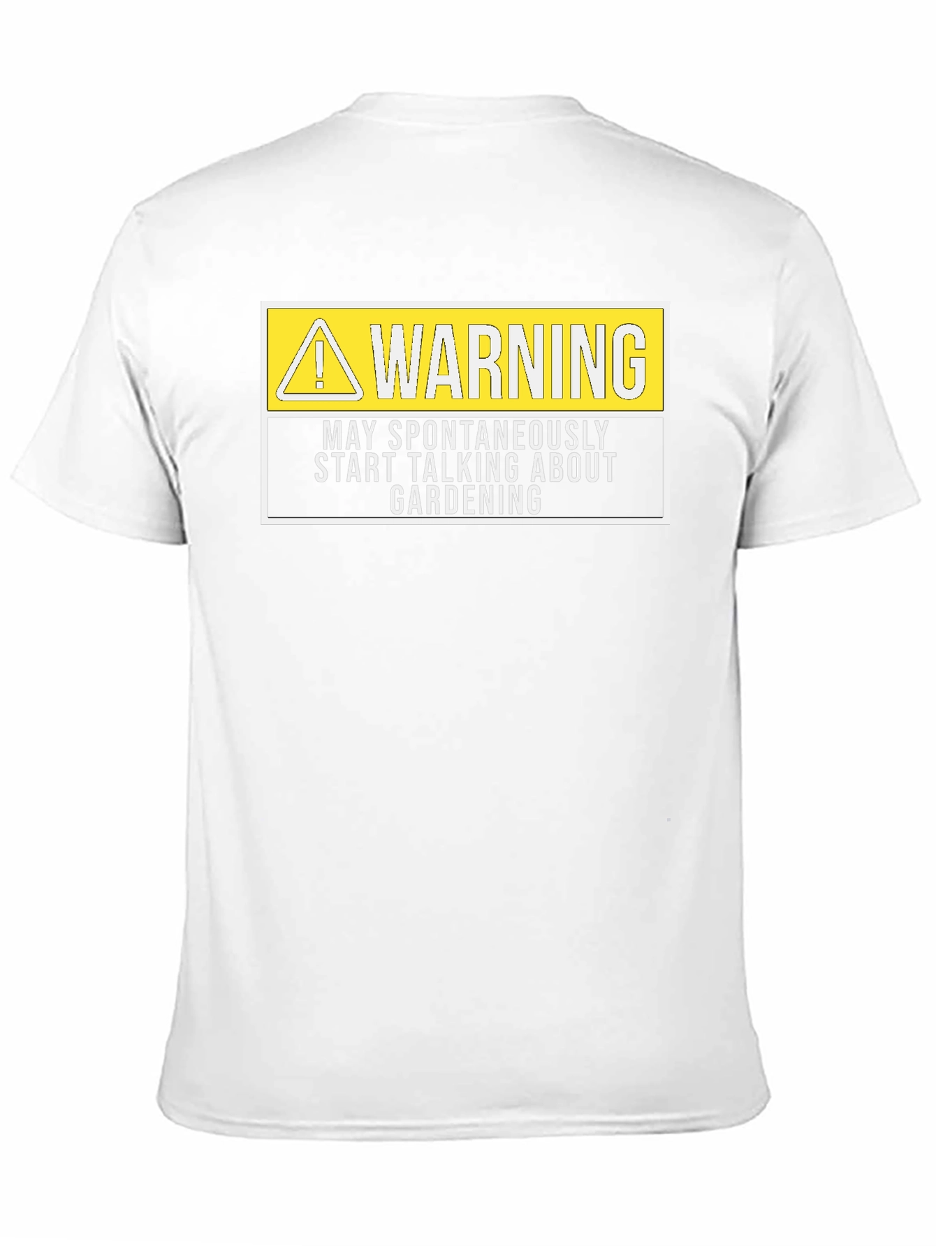 Funny Gardening T-Shirt: Warning May Talk About Gardening