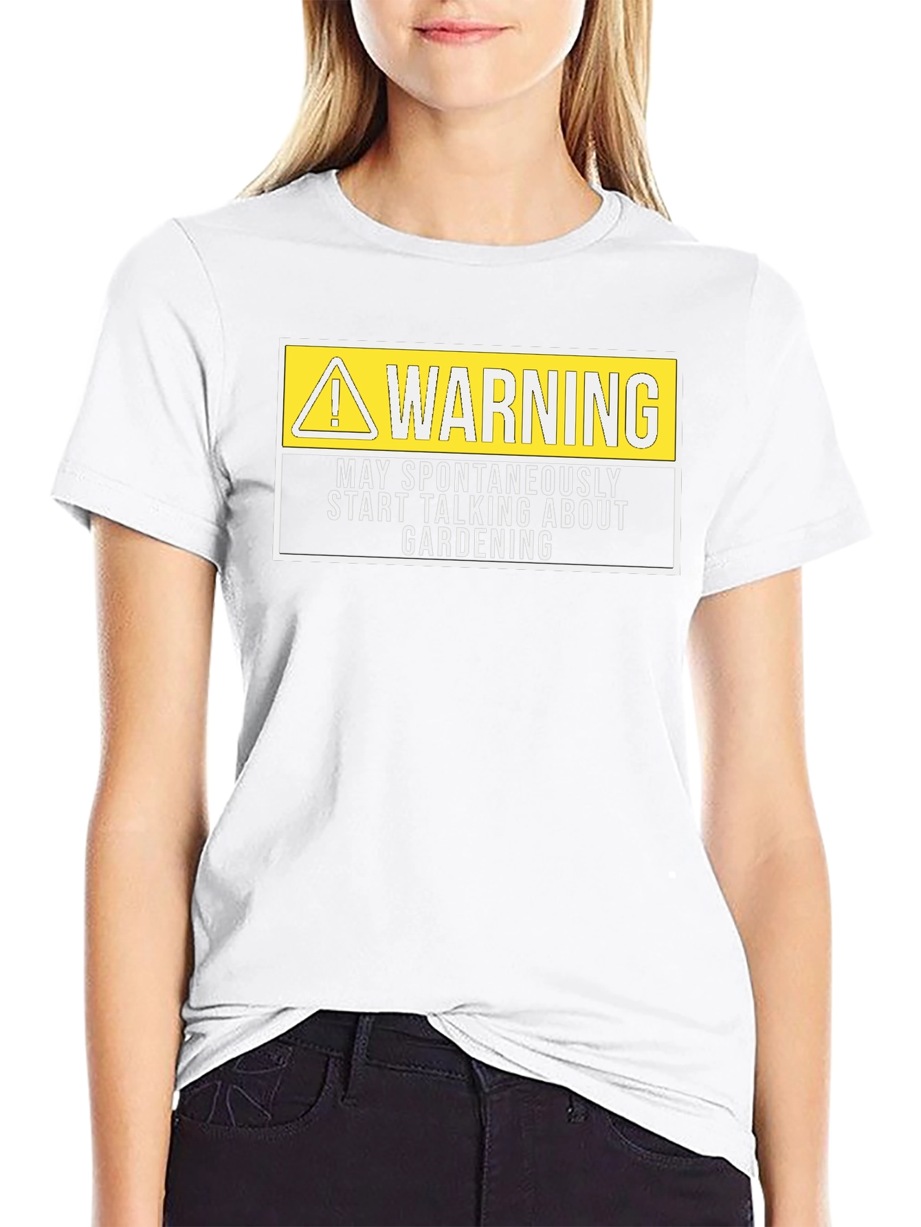 Funny Gardening T-Shirt: Warning May Talk About Gardening