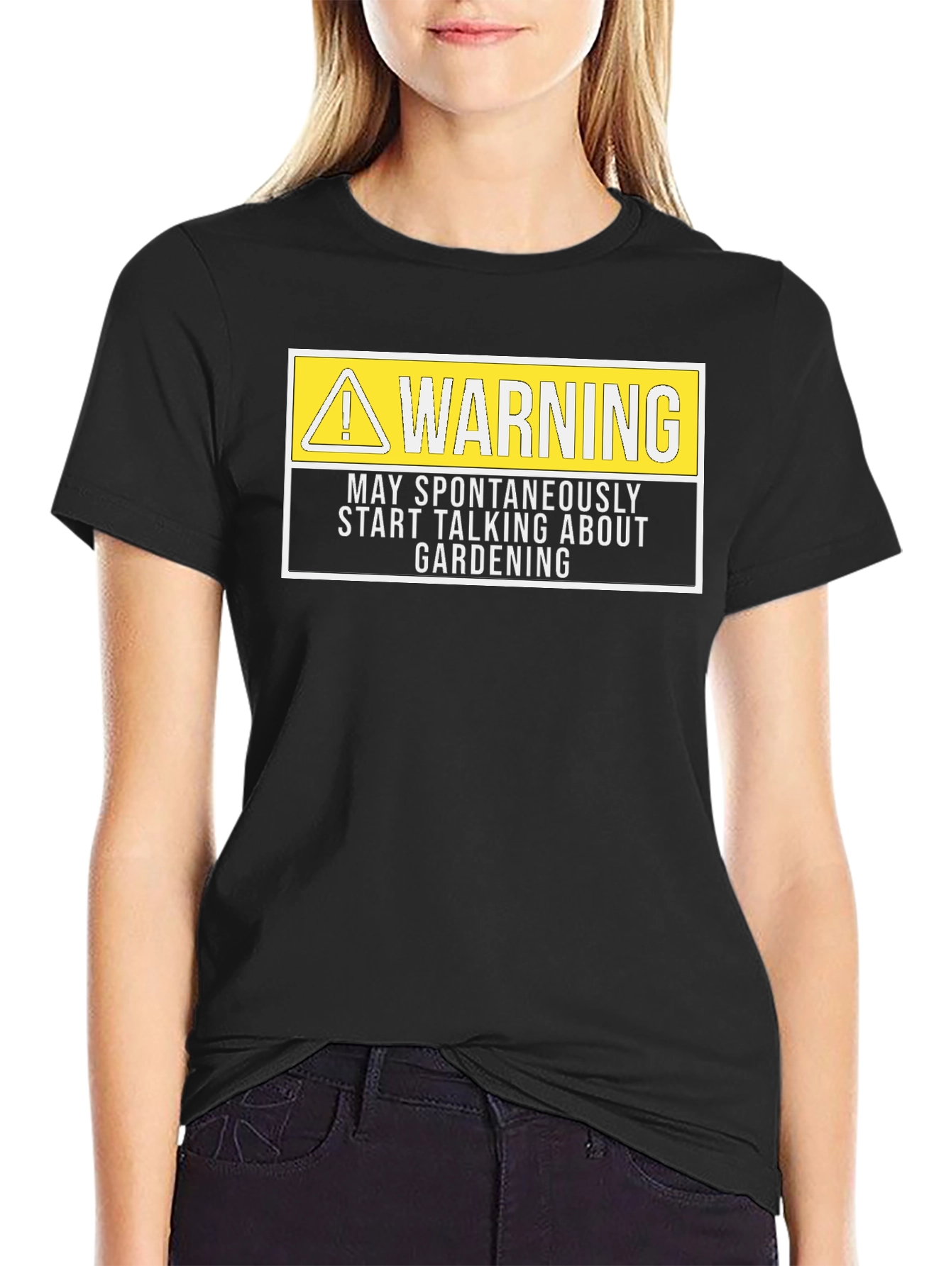 Funny Gardening T-Shirt: Warning May Talk About Gardening