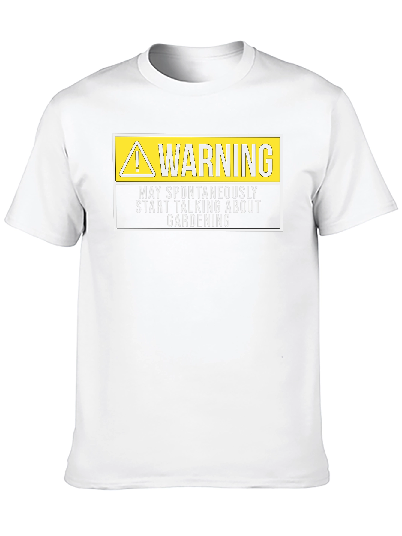 Funny Gardening T-Shirt: Warning May Talk About Gardening