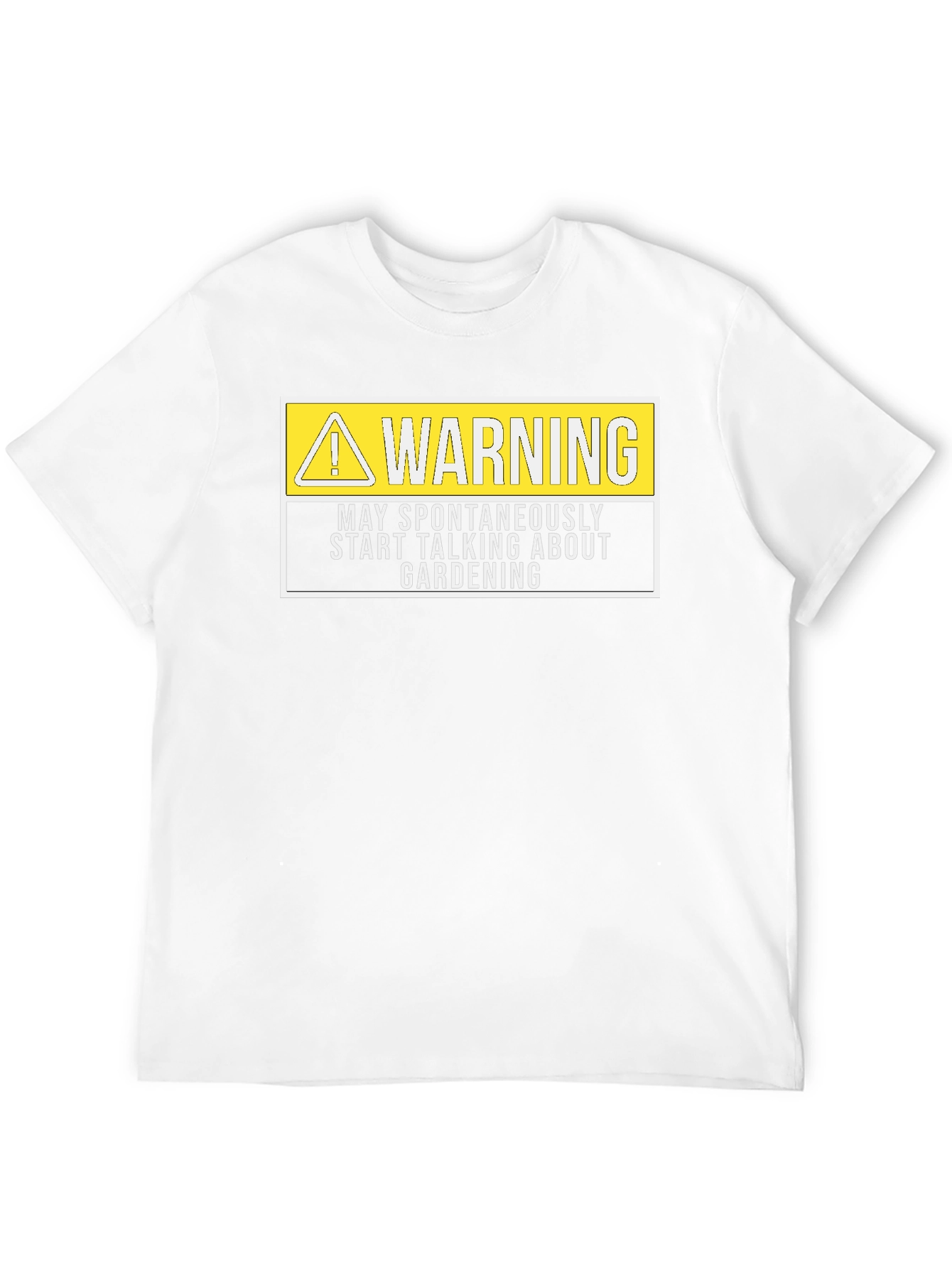 Funny Gardening T-Shirt: Warning May Talk About Gardening