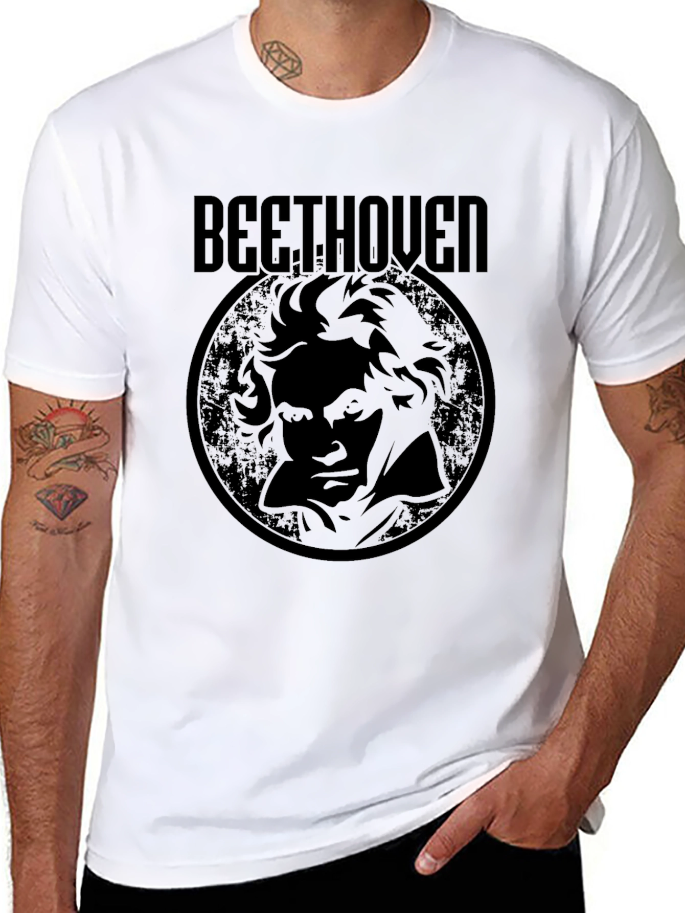 Beethoven Graphic T-Shirt - Classic Musician Tee