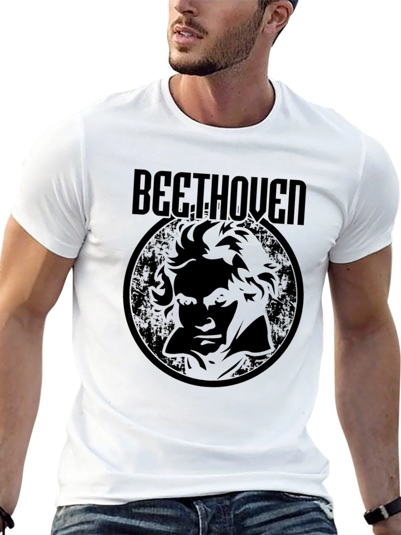 Beethoven Graphic T-Shirt - Classic Musician Tee