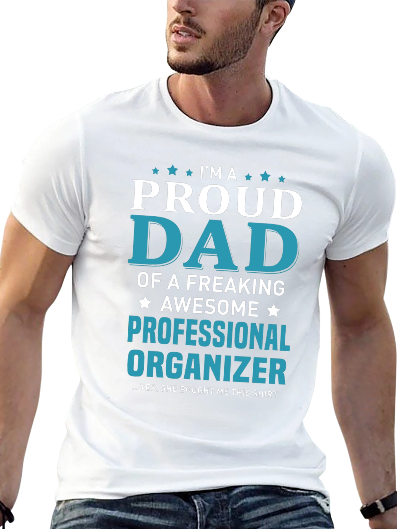 Proud Dad Professional Organizer T-Shirt