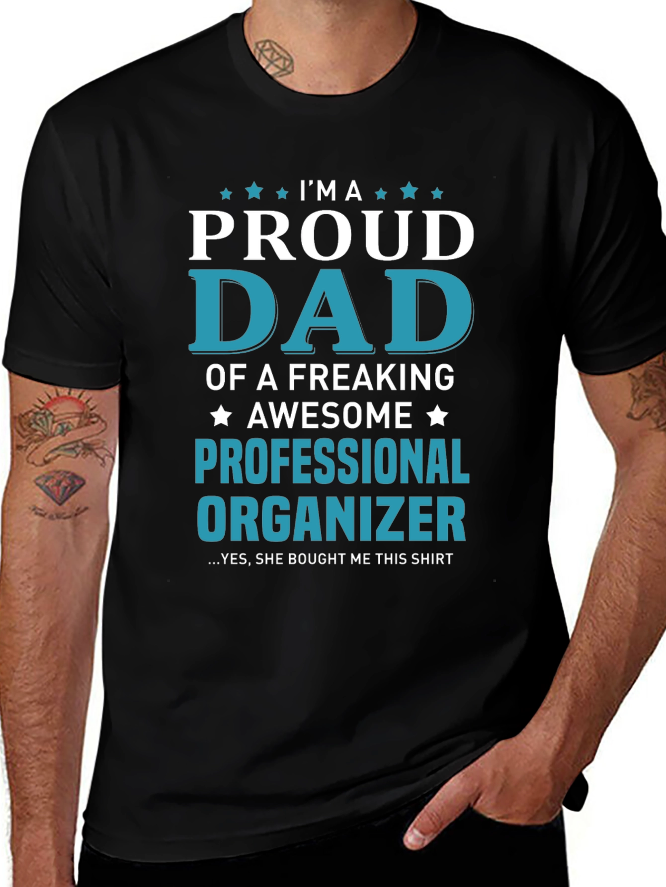 Proud Dad Professional Organizer T-Shirt
