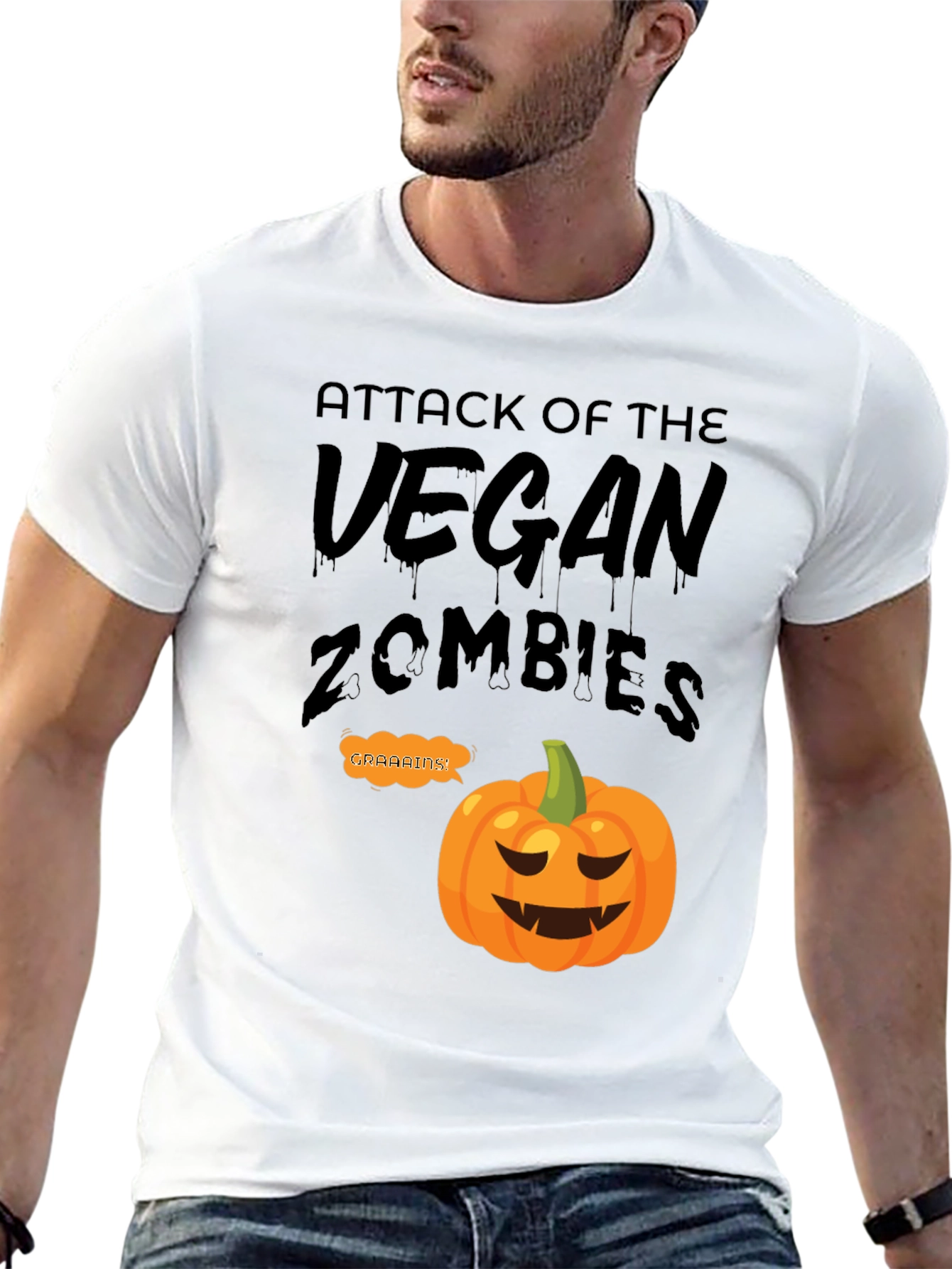 Vegan Zombies Halloween T-Shirt
