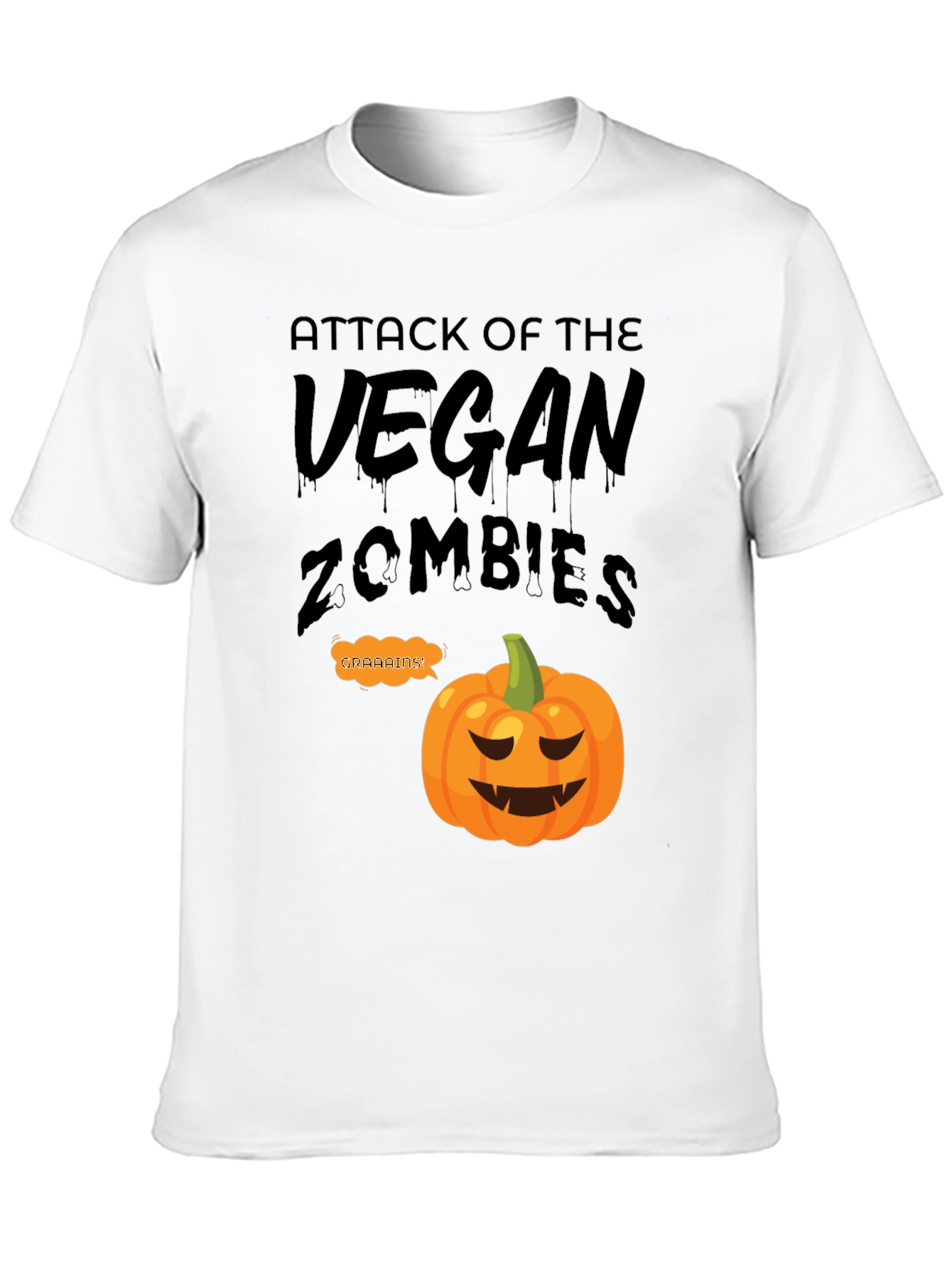 Vegan Zombies Halloween T-Shirt