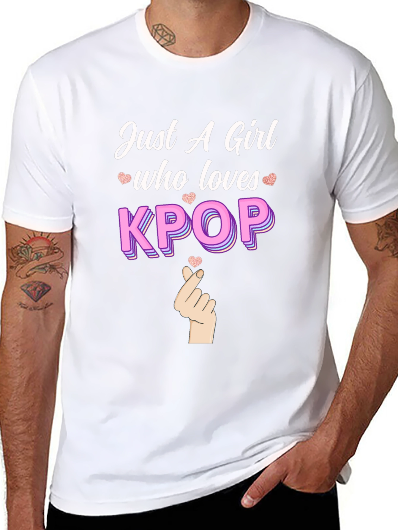 Just A Girl Who Loves Kpop T-Shirt