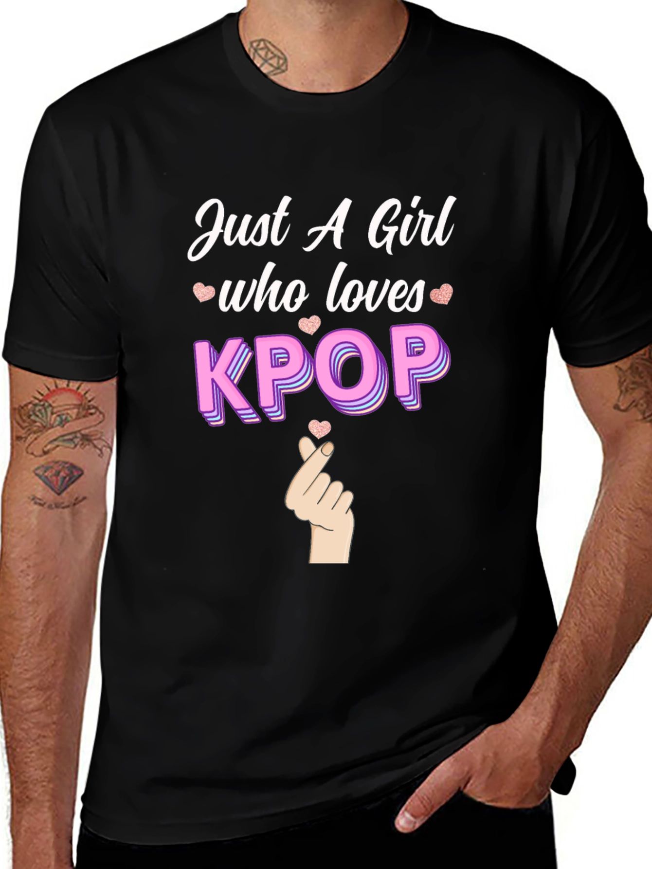 Just A Girl Who Loves Kpop T-Shirt