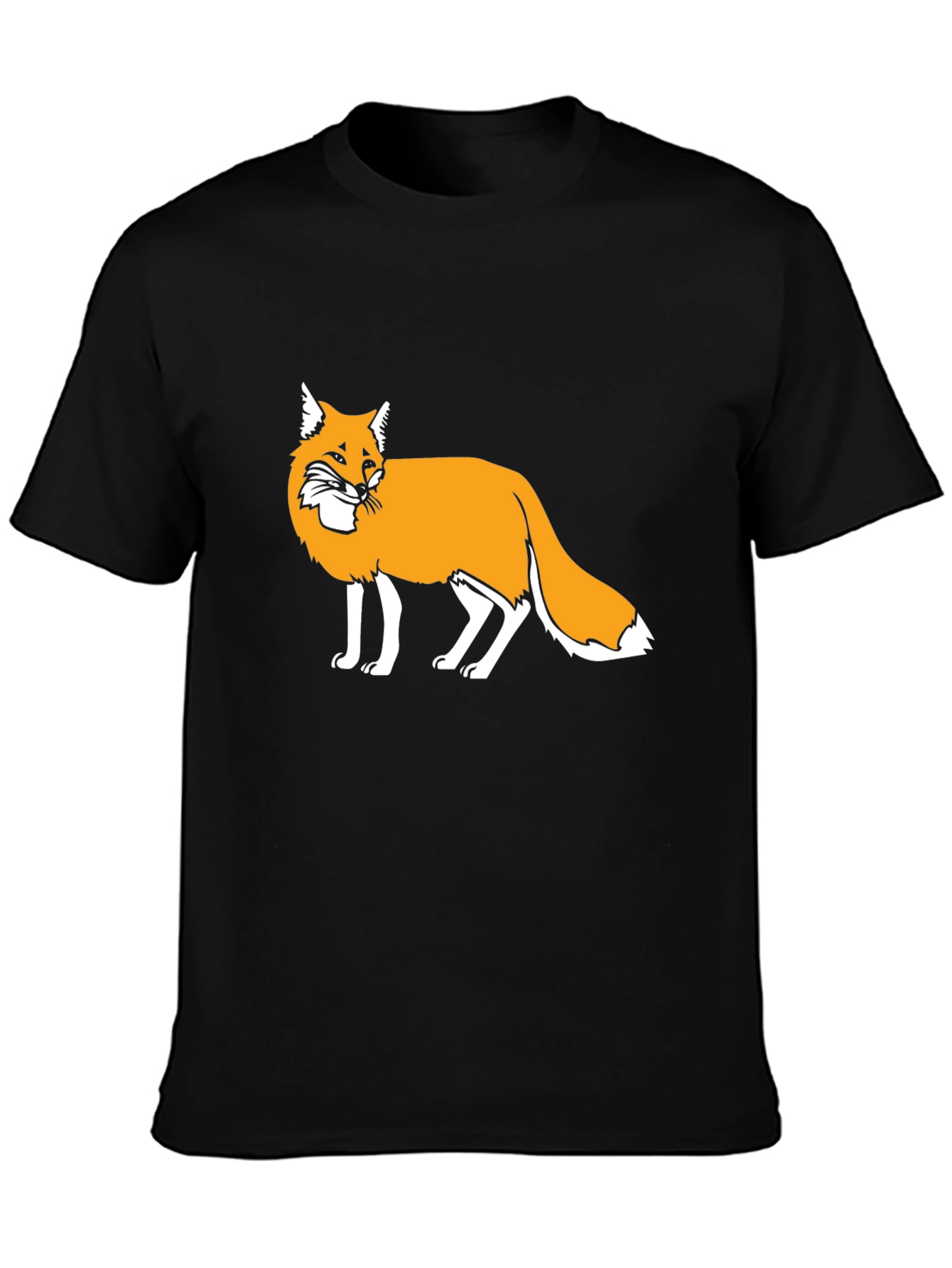 Fox Graphic T-Shirt - Classic Black Tee