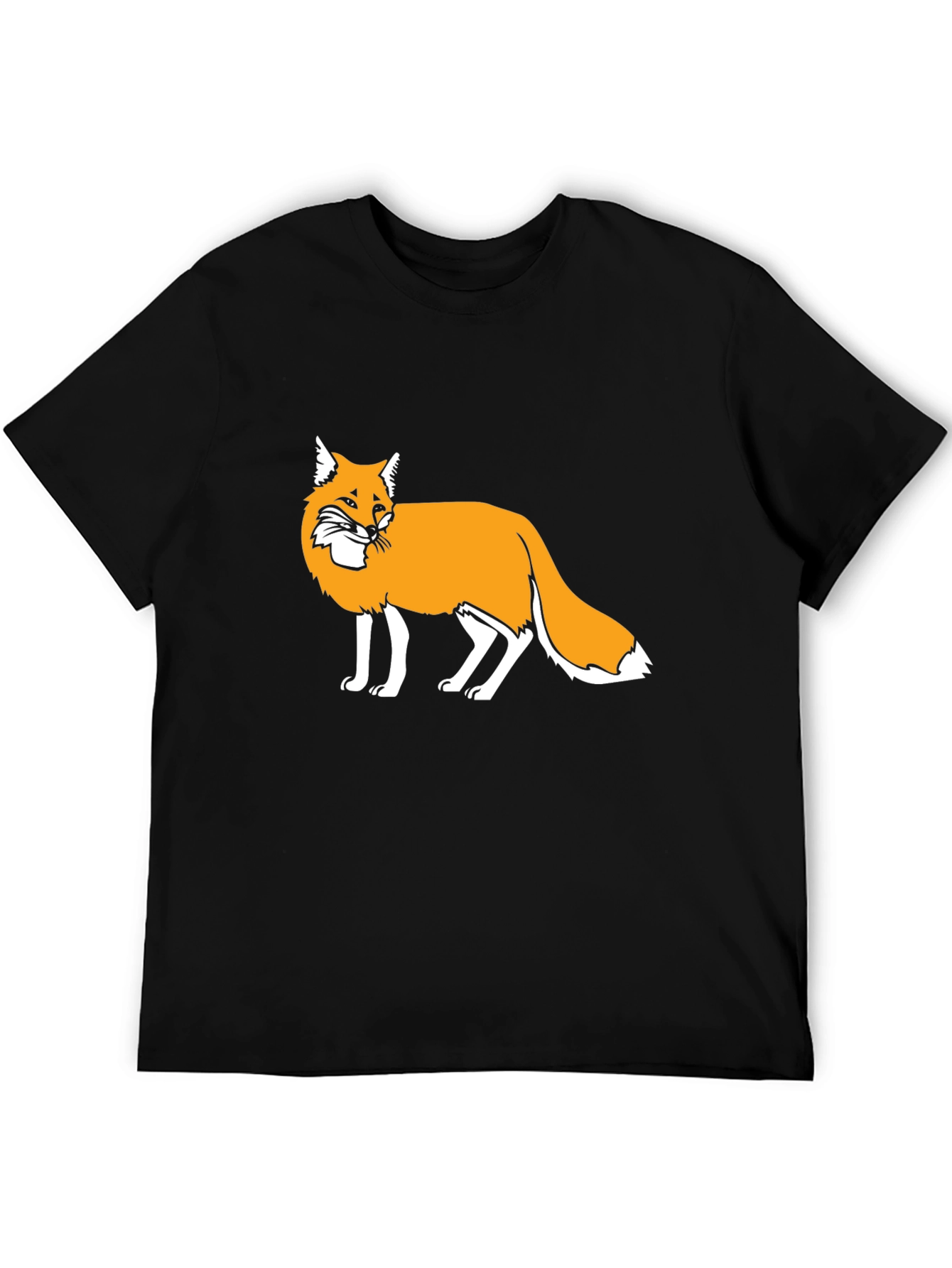 Fox Graphic T-Shirt - Classic Black Tee