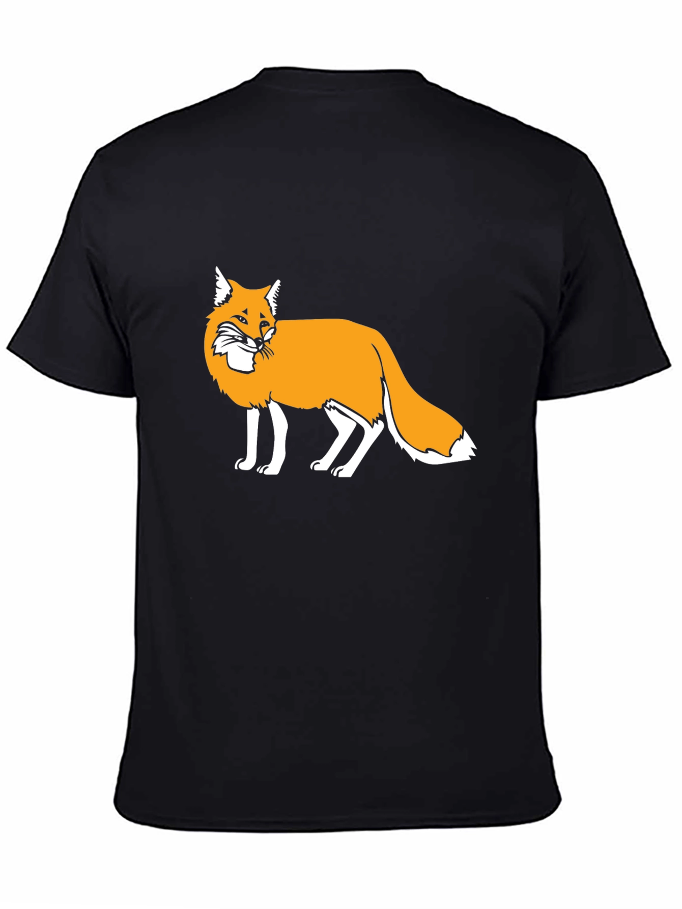 Fox Graphic T-Shirt - Classic Black Tee