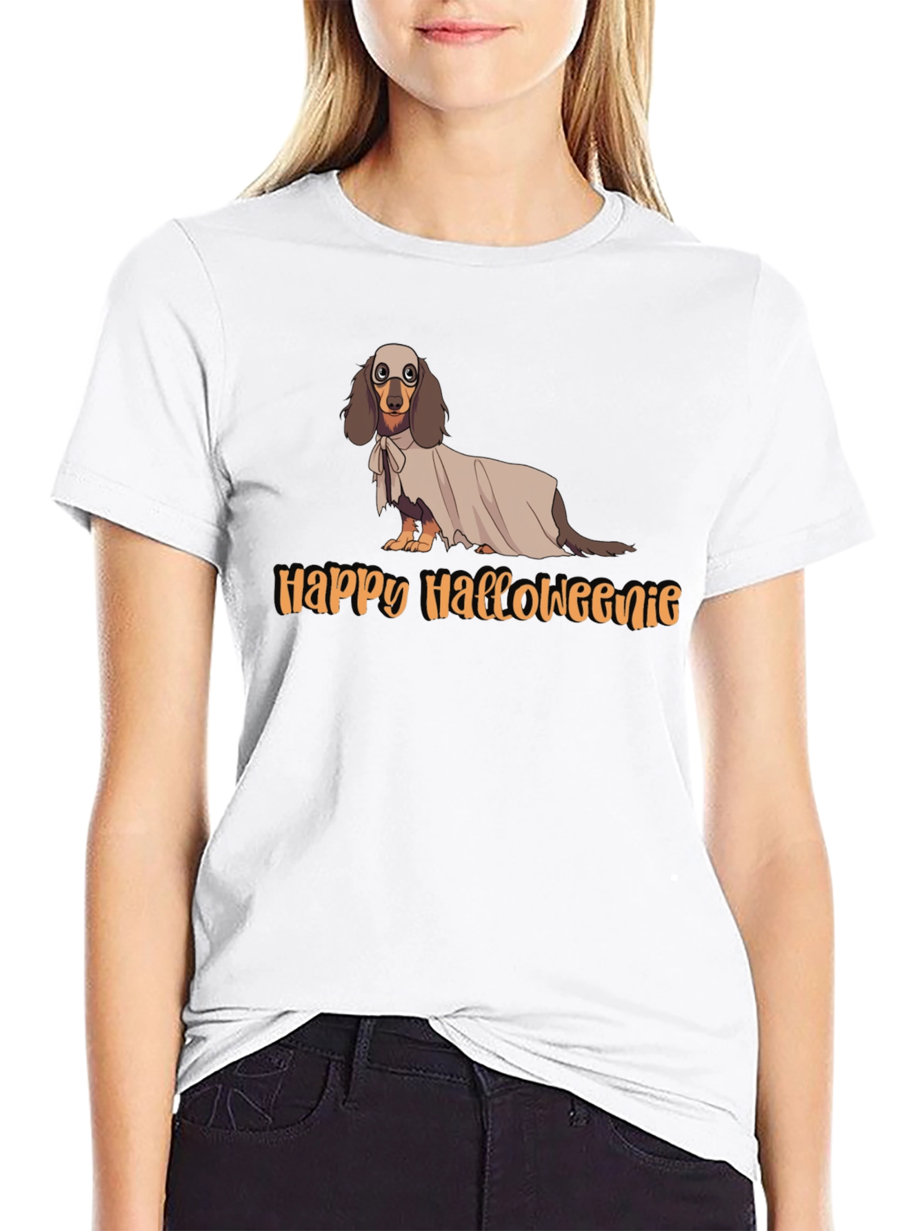 Happy Halloweanie Dog T-Shirt