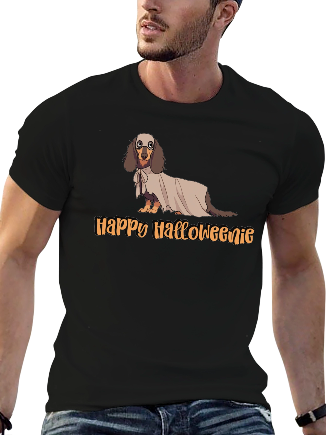 Happy Halloweanie Dog T-Shirt