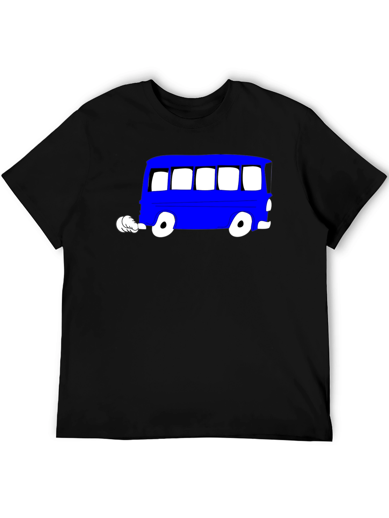 Cartoon Bus Graphic Tee - Cool Unisex T-Shirt