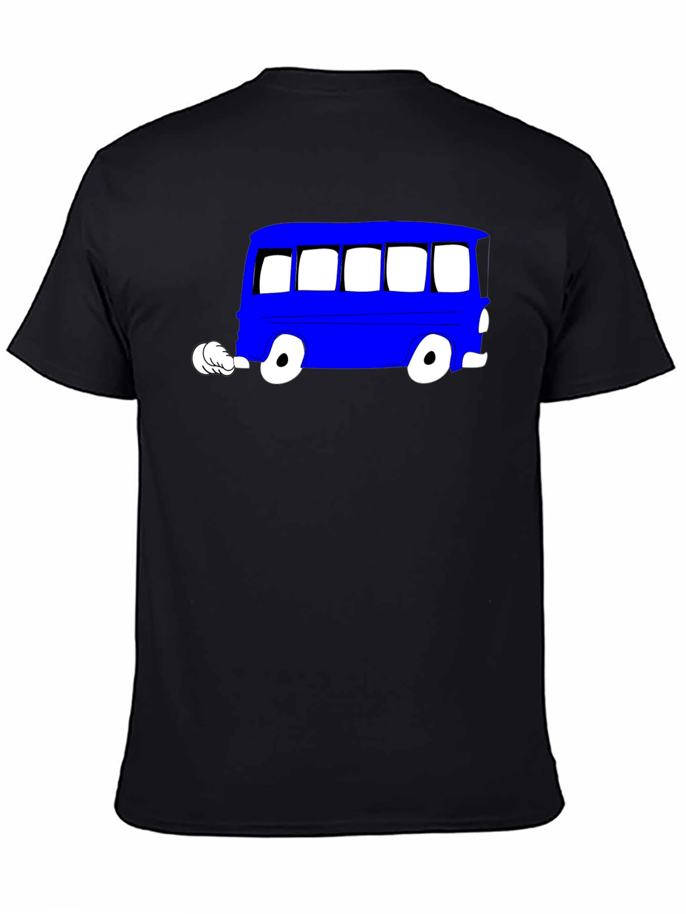 Cartoon Bus Graphic Tee - Cool Unisex T-Shirt