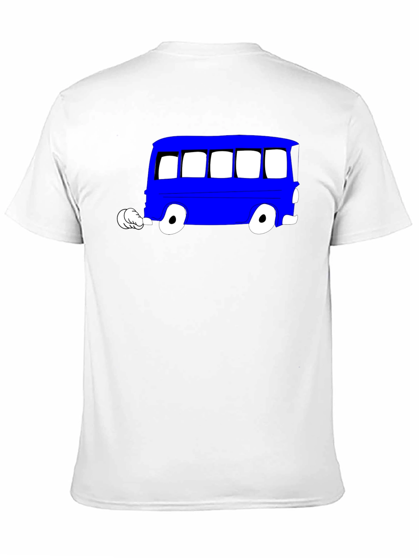 Cartoon Bus Graphic Tee - Cool Unisex T-Shirt