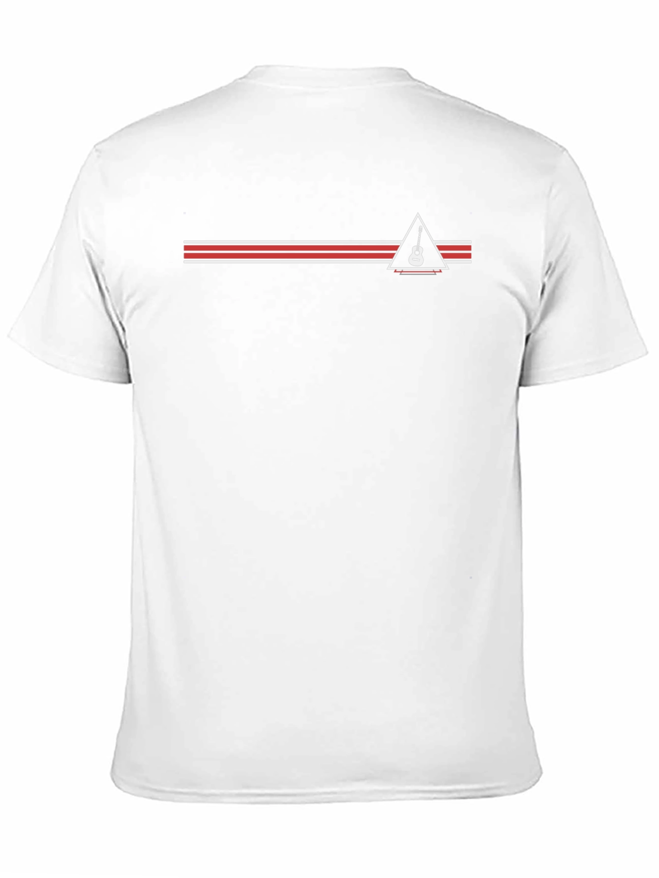 Guitar Triangle Graphic Tee - Stylish Musician T-Shirt