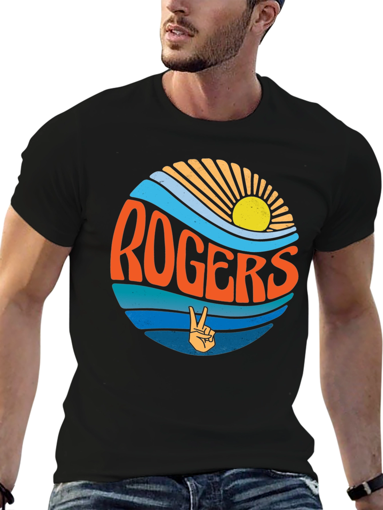 Retro Rogers Graphic T-Shirt