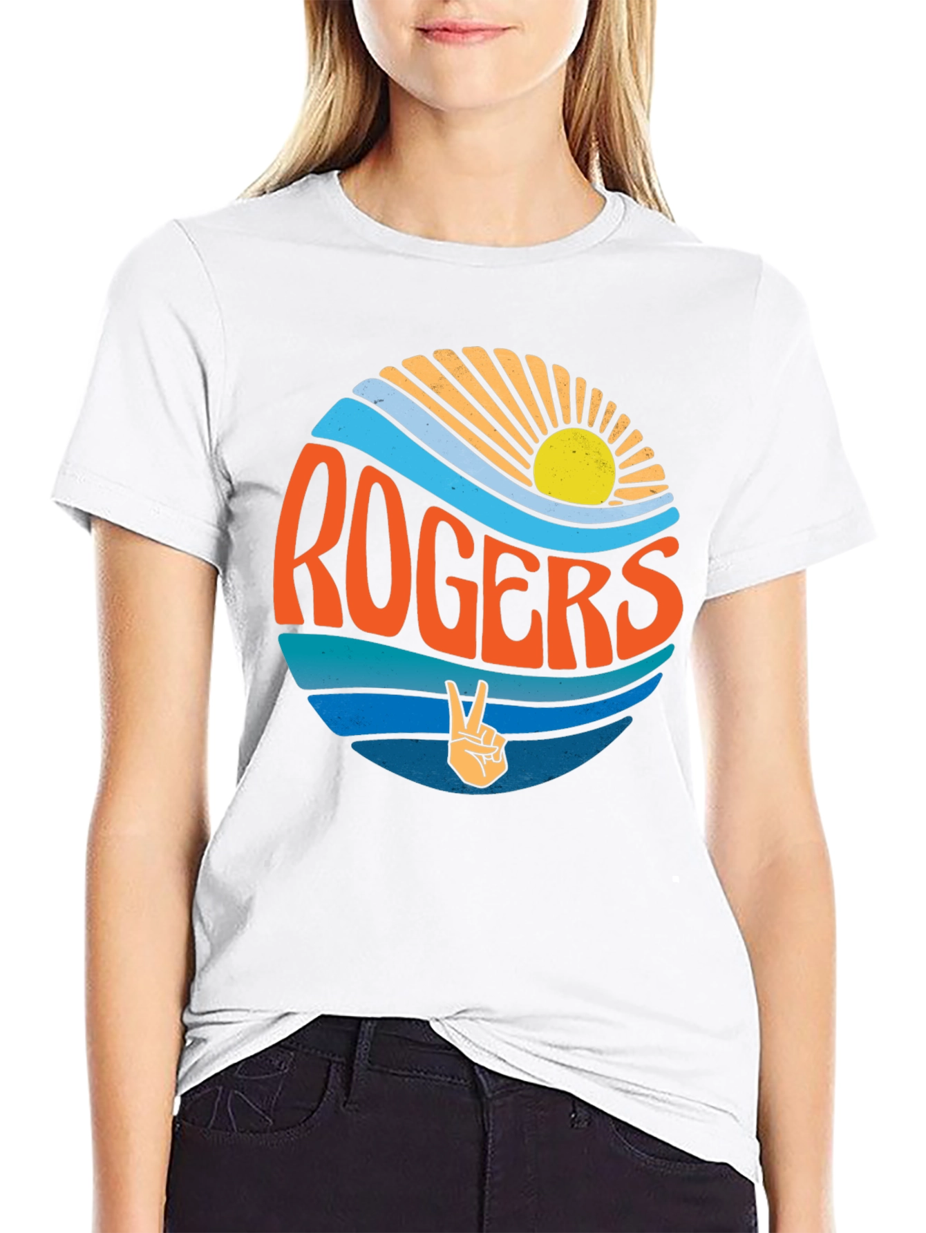 Retro Rogers Graphic T-Shirt