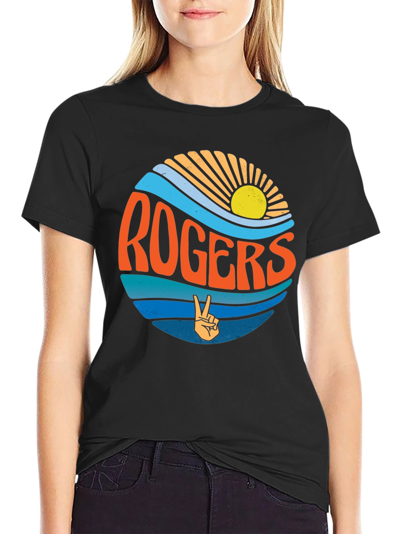 Retro Rogers Graphic T-Shirt
