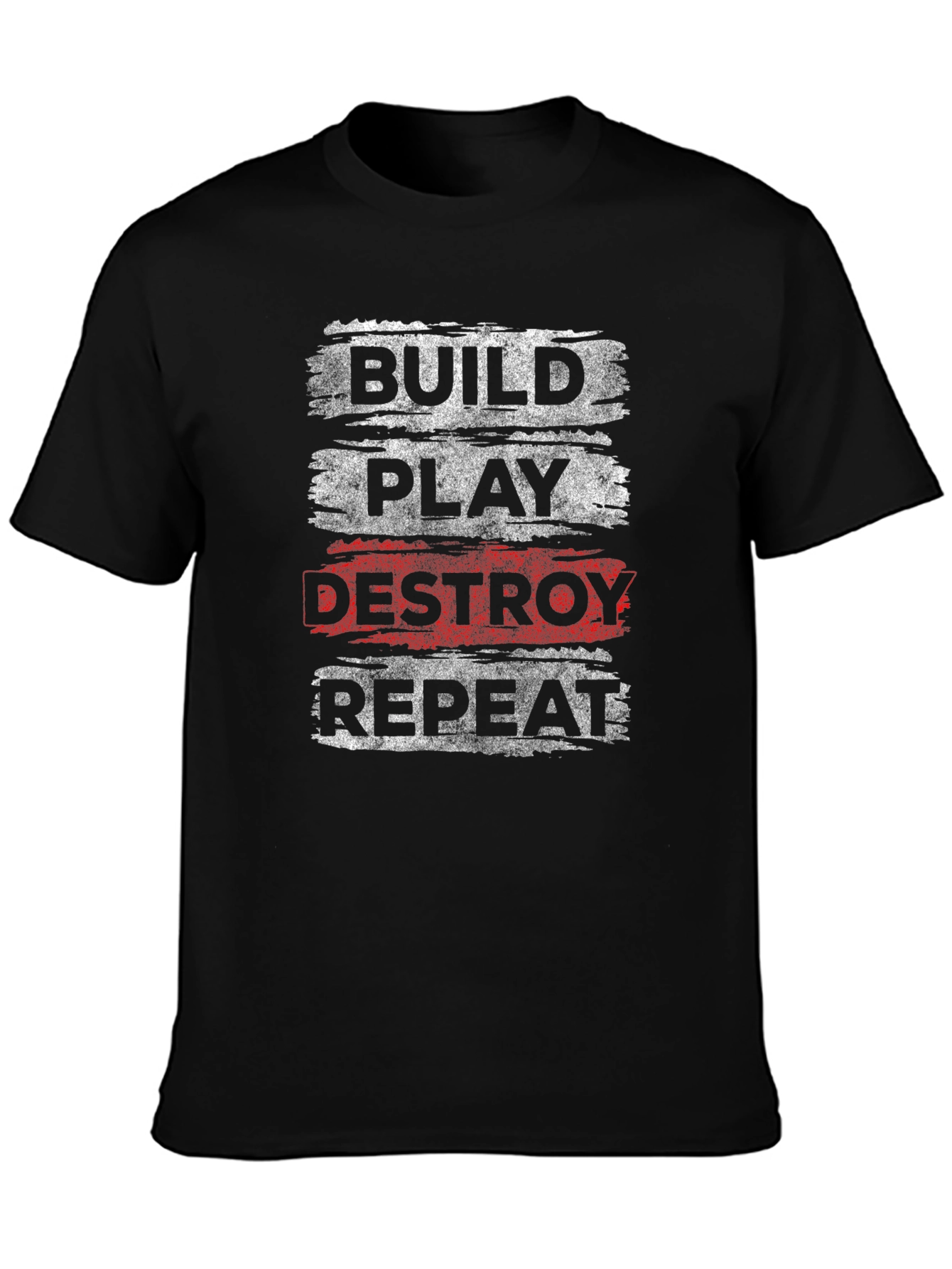 Build Play Destroy Repeat Graphic Tee