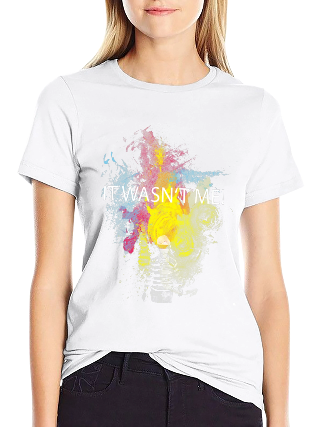 It Wasnt Me! Graphic Tee - Quirky Design