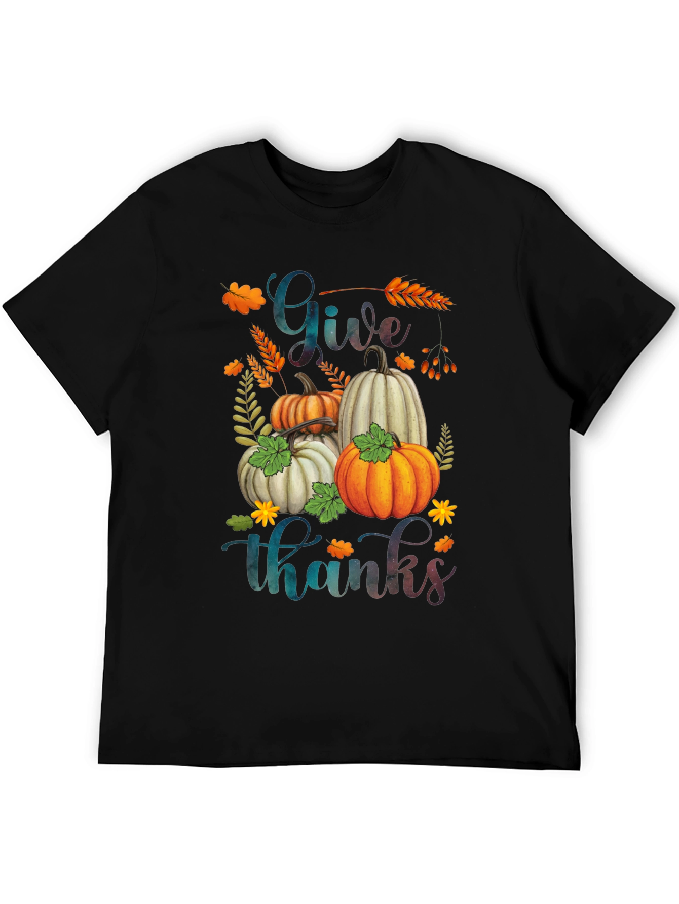 Give Thanks Pumpkin T-Shirt - Fall Apparel