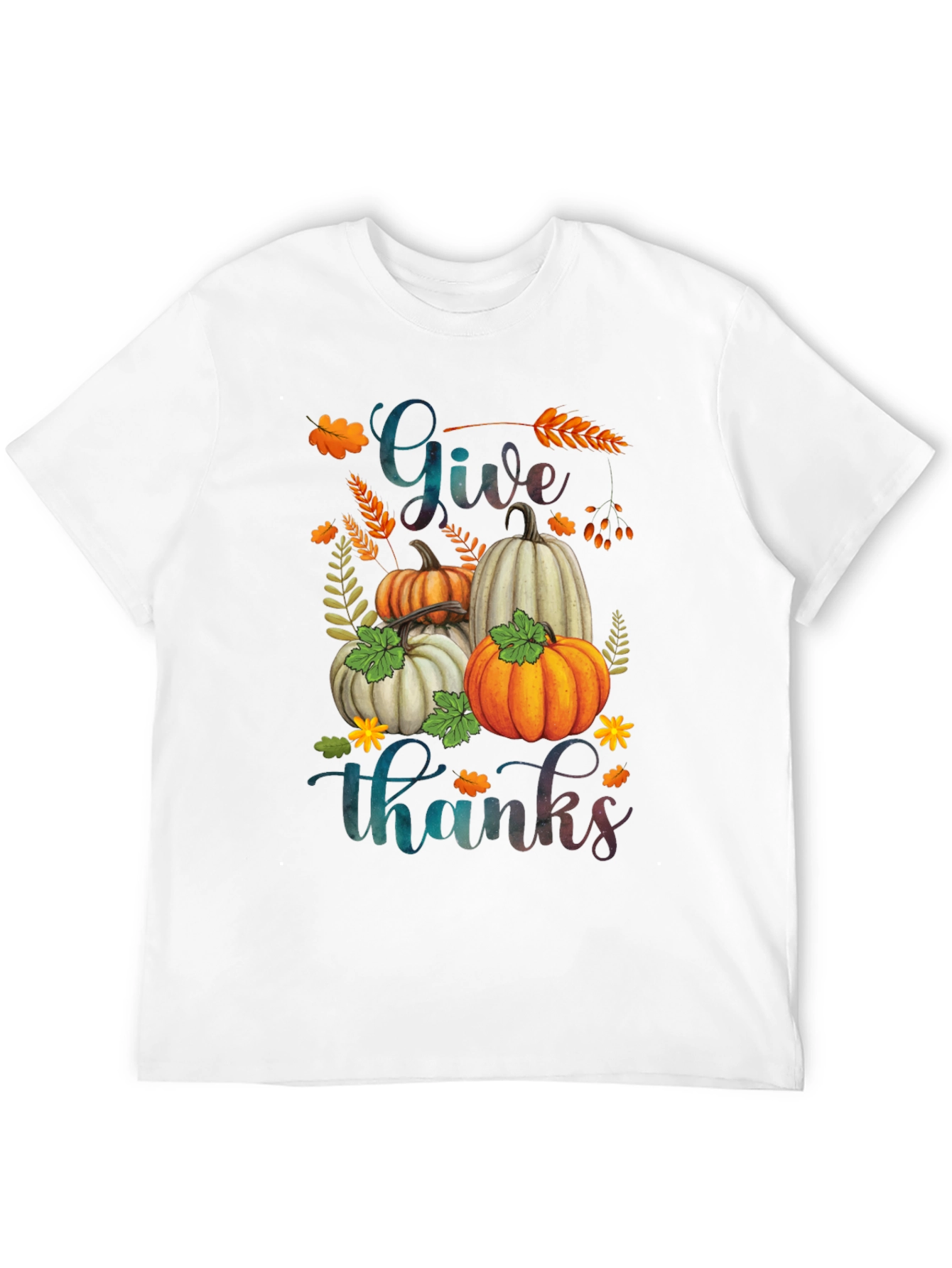 Give Thanks Pumpkin T-Shirt - Fall Apparel