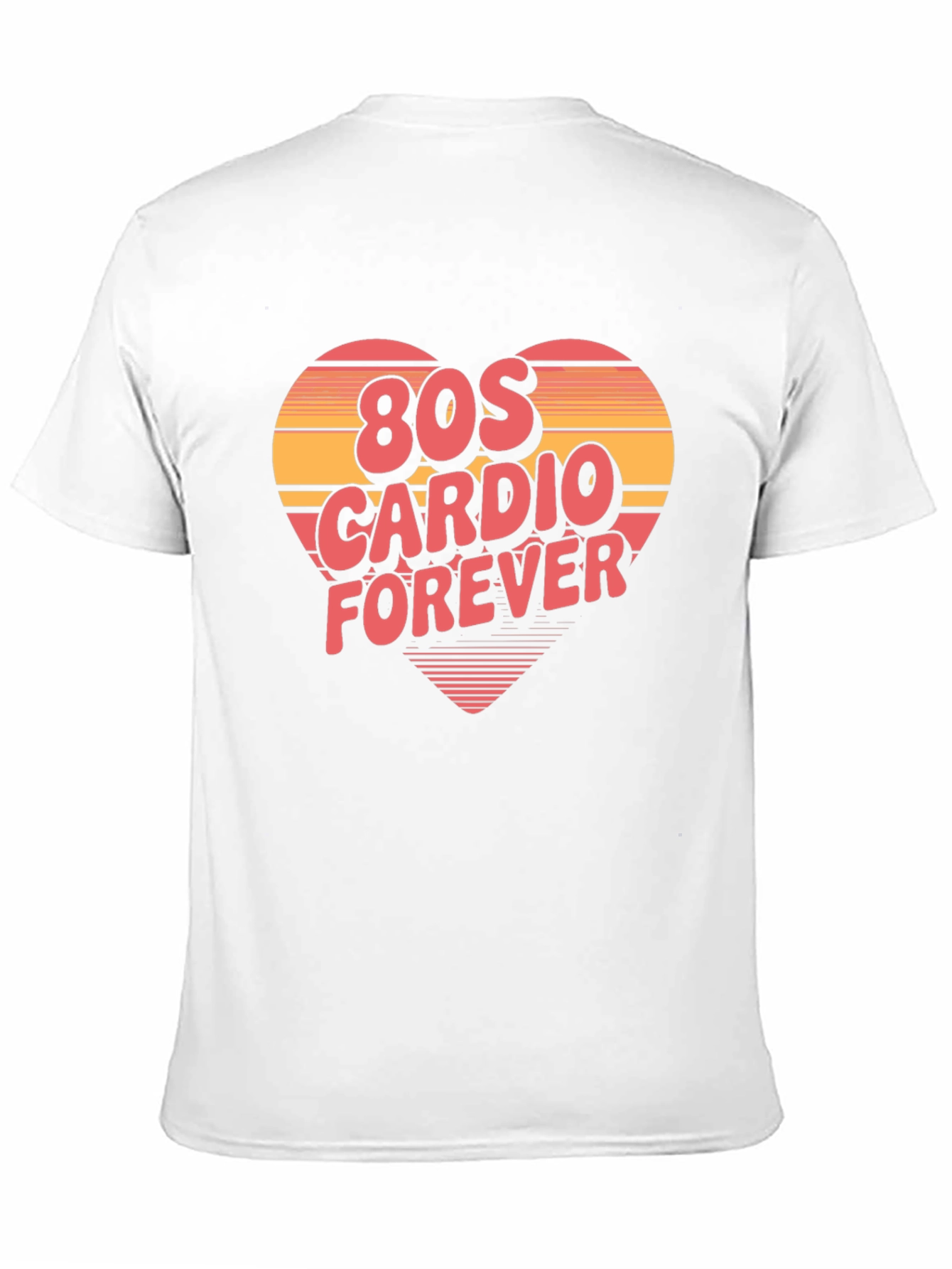 80s Cardio Forever Black T-Shirt