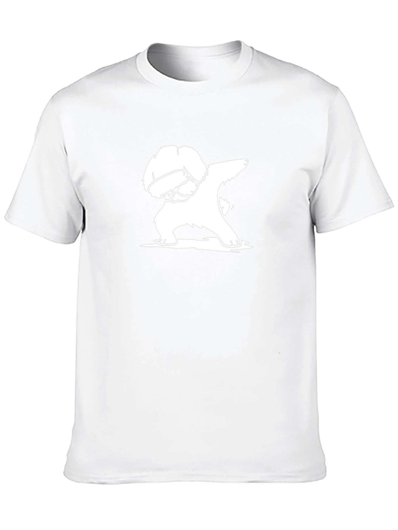 Dabbing Dog Graphic Tee - Black T-Shirt