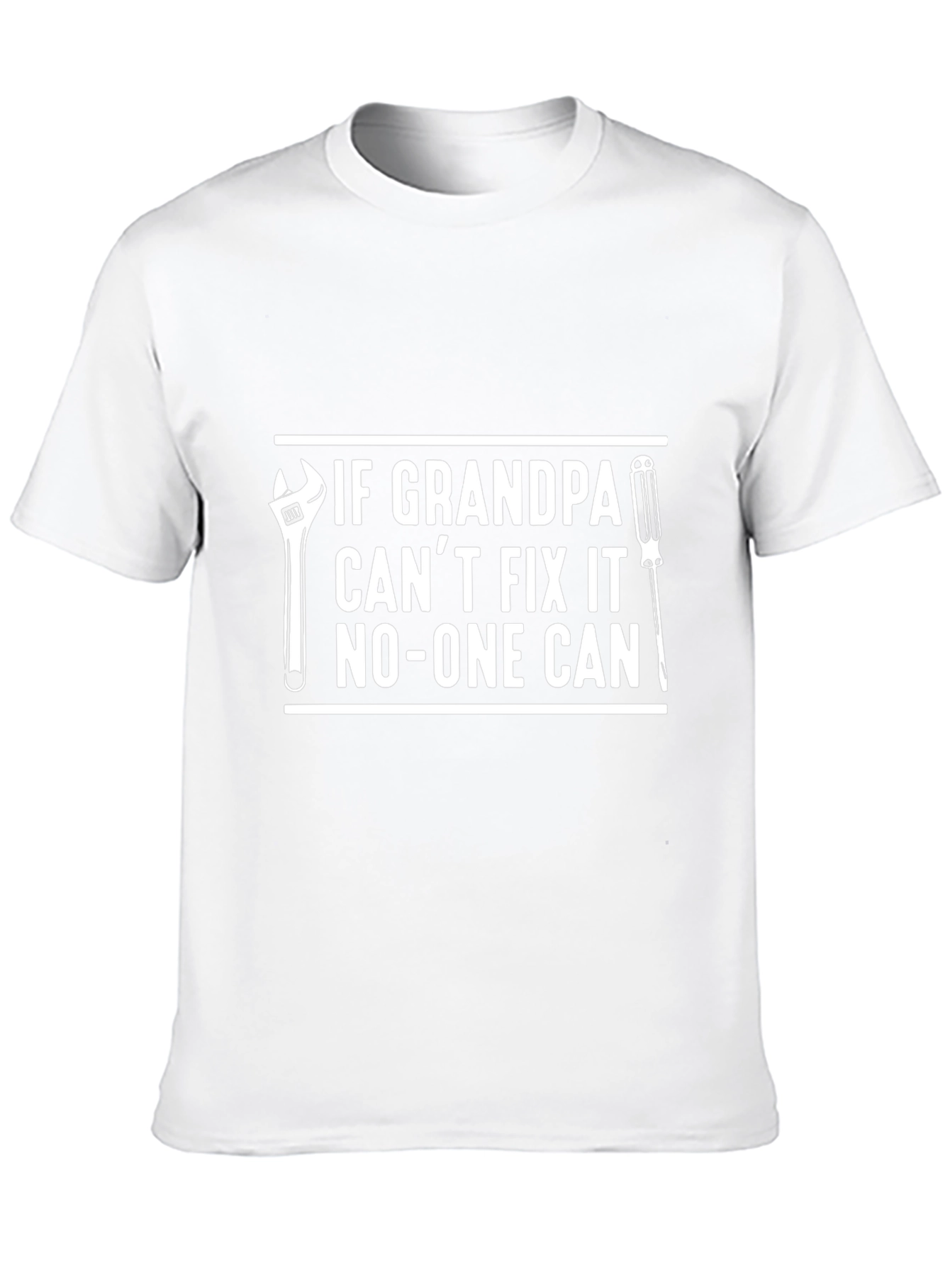 Grandpa Can Fix It Black T-Shirt