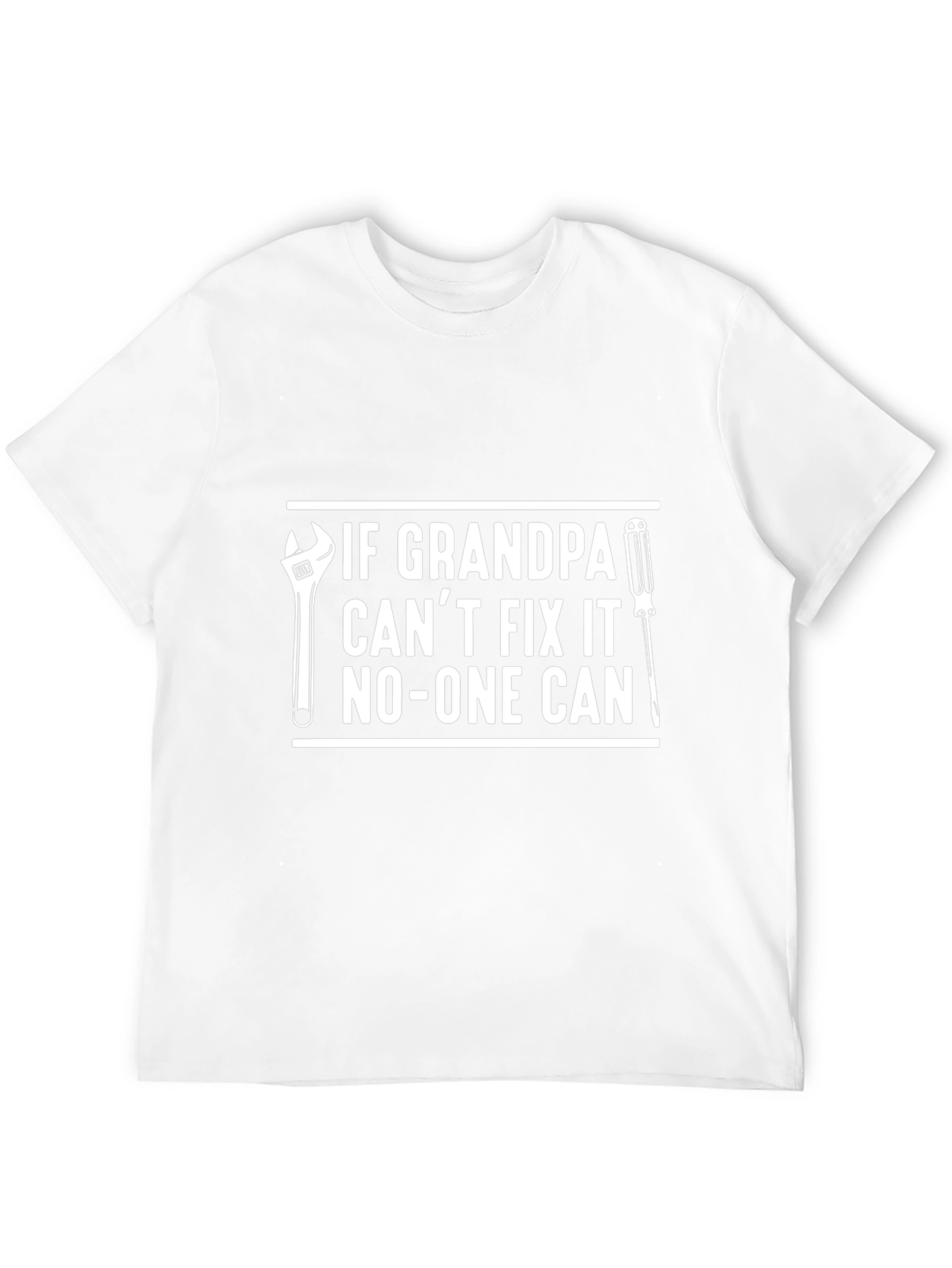 Grandpa Can Fix It Black T-Shirt