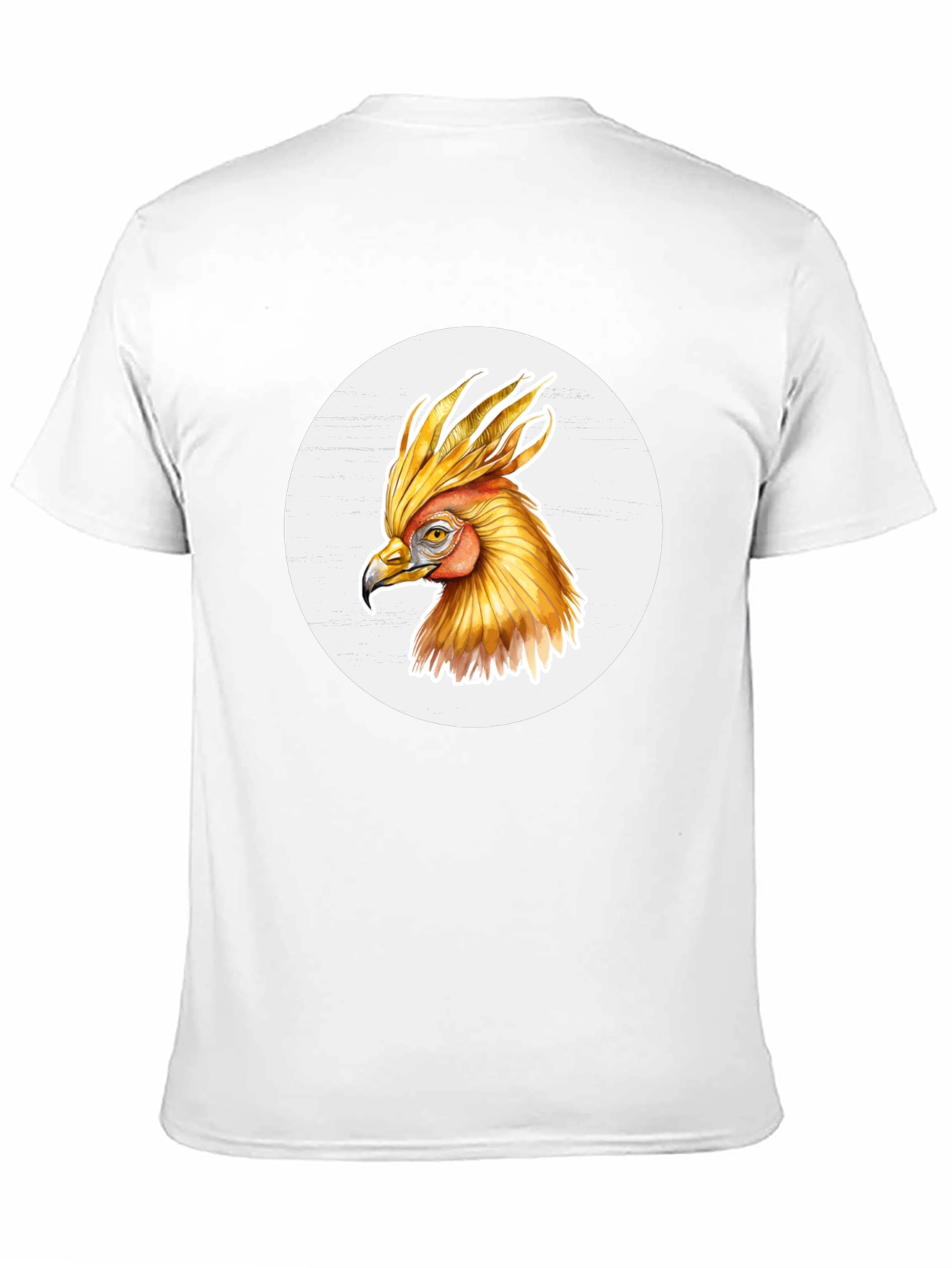 Phoenix Bird Graphic T-Shirt - Black Cotton Tee