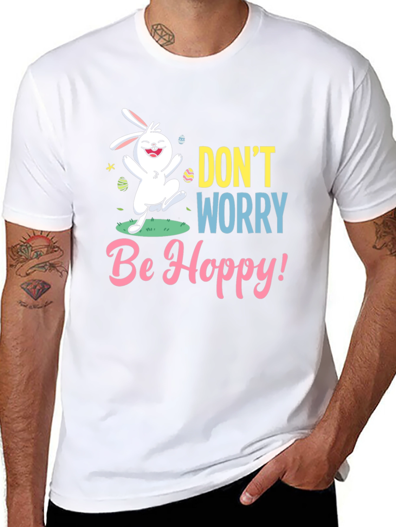 Dont Worry Be Hoppy Easter T-Shirt
