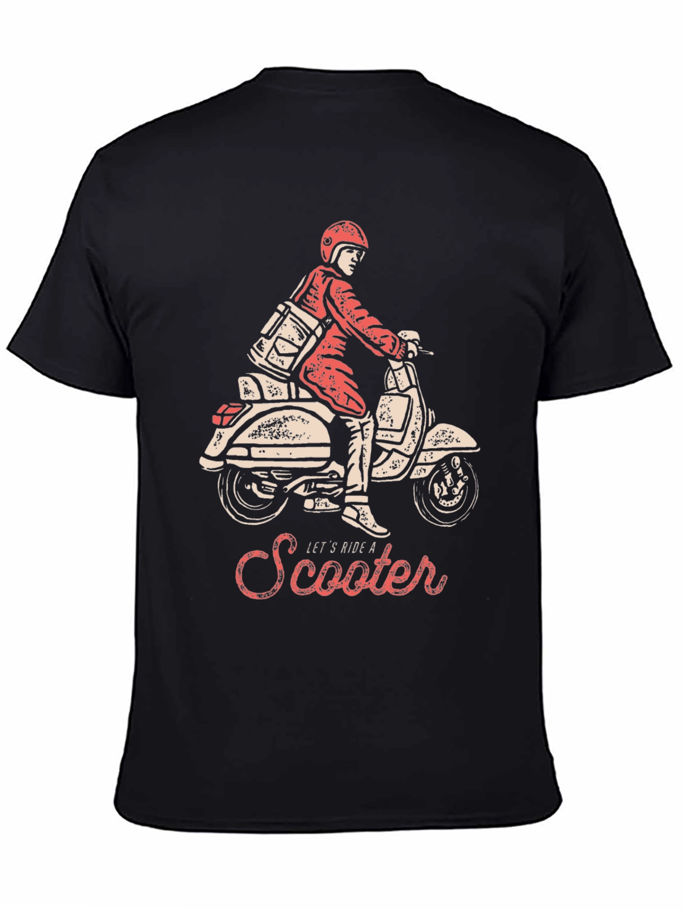 Retro Scooter Ride Graphic Tee