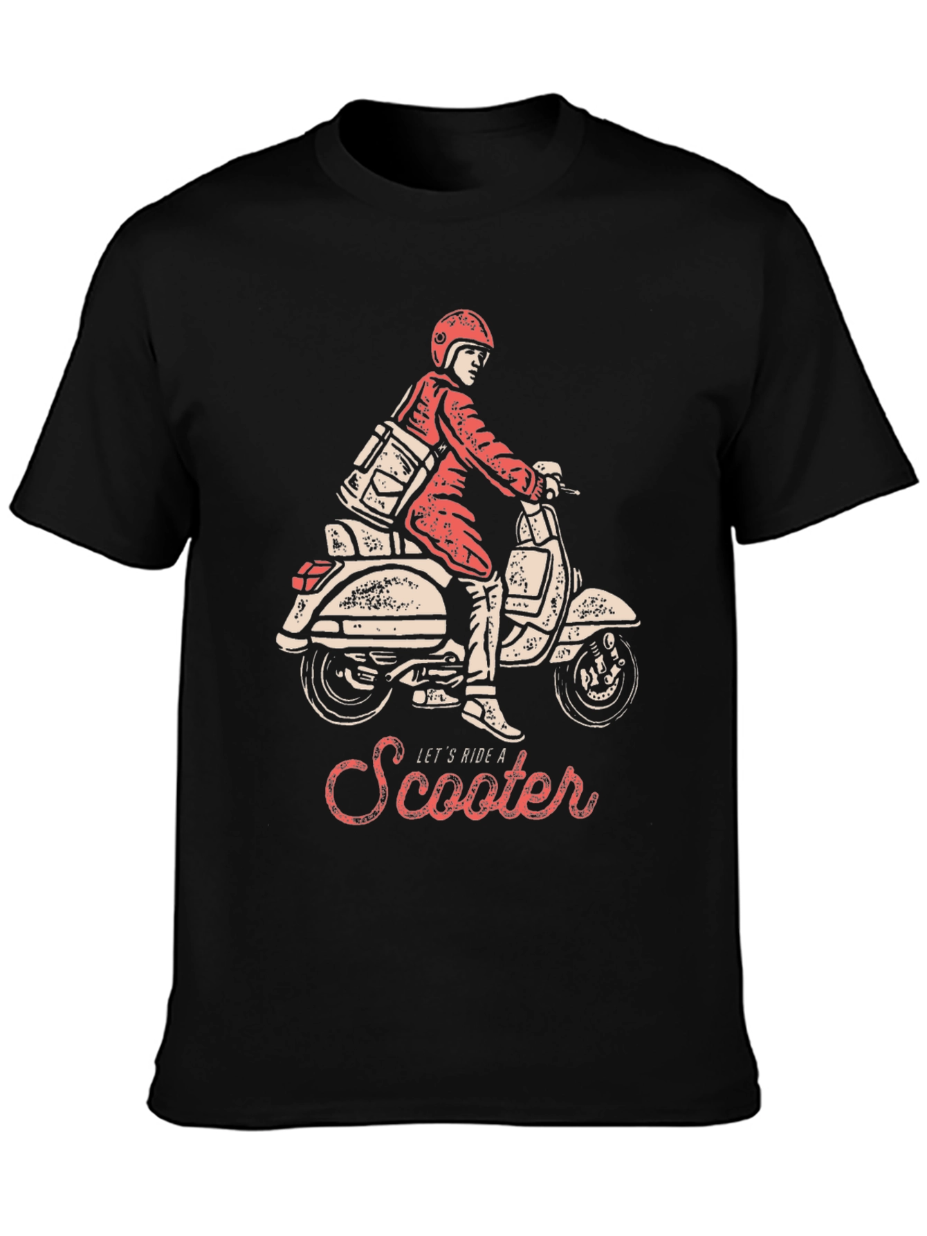 Retro Scooter Ride Graphic Tee