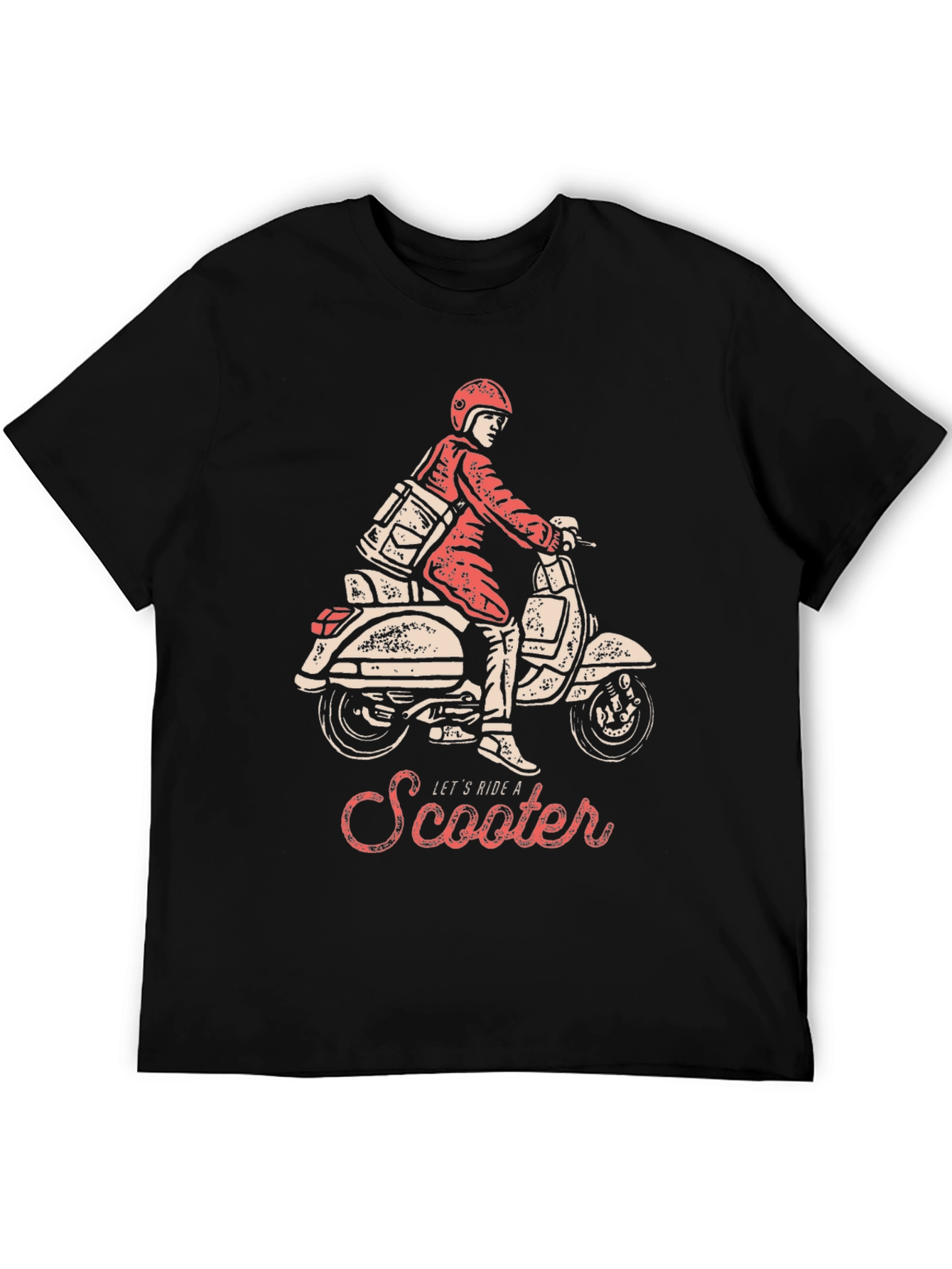 Retro Scooter Ride Graphic Tee