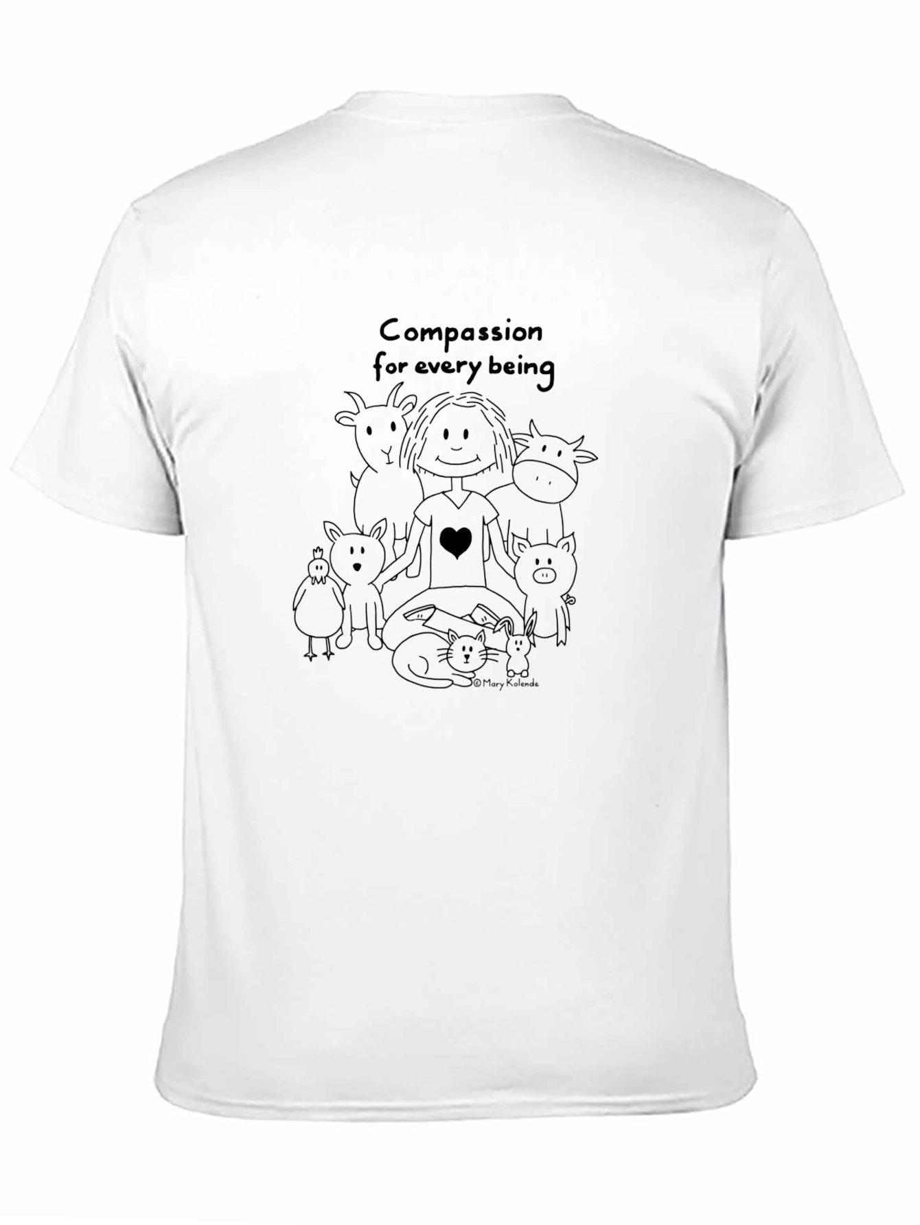 Compassion for Every Being Black T-Shirt