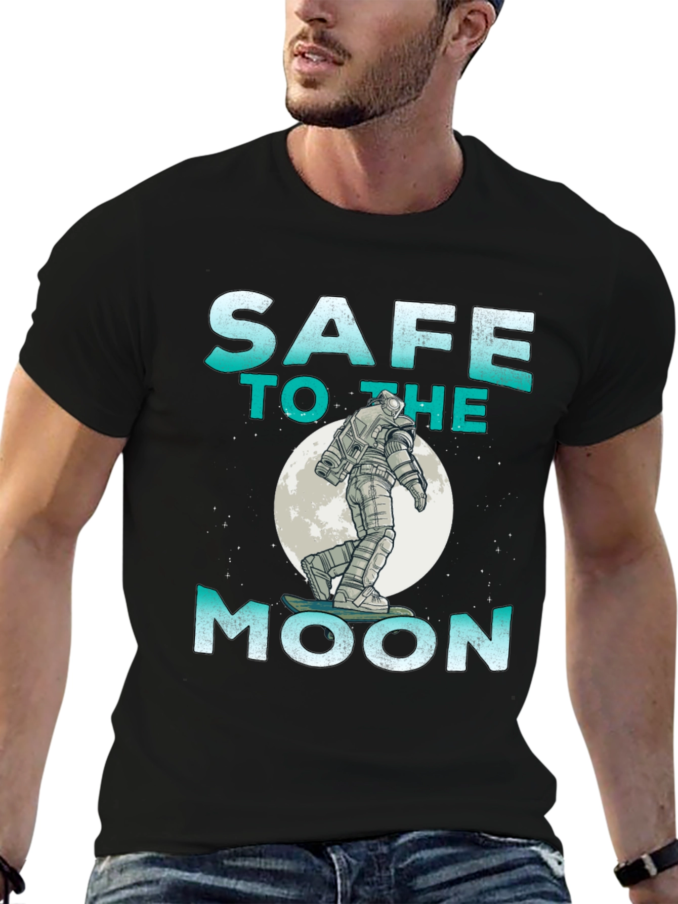 Safe To The Moon Graphic Tee