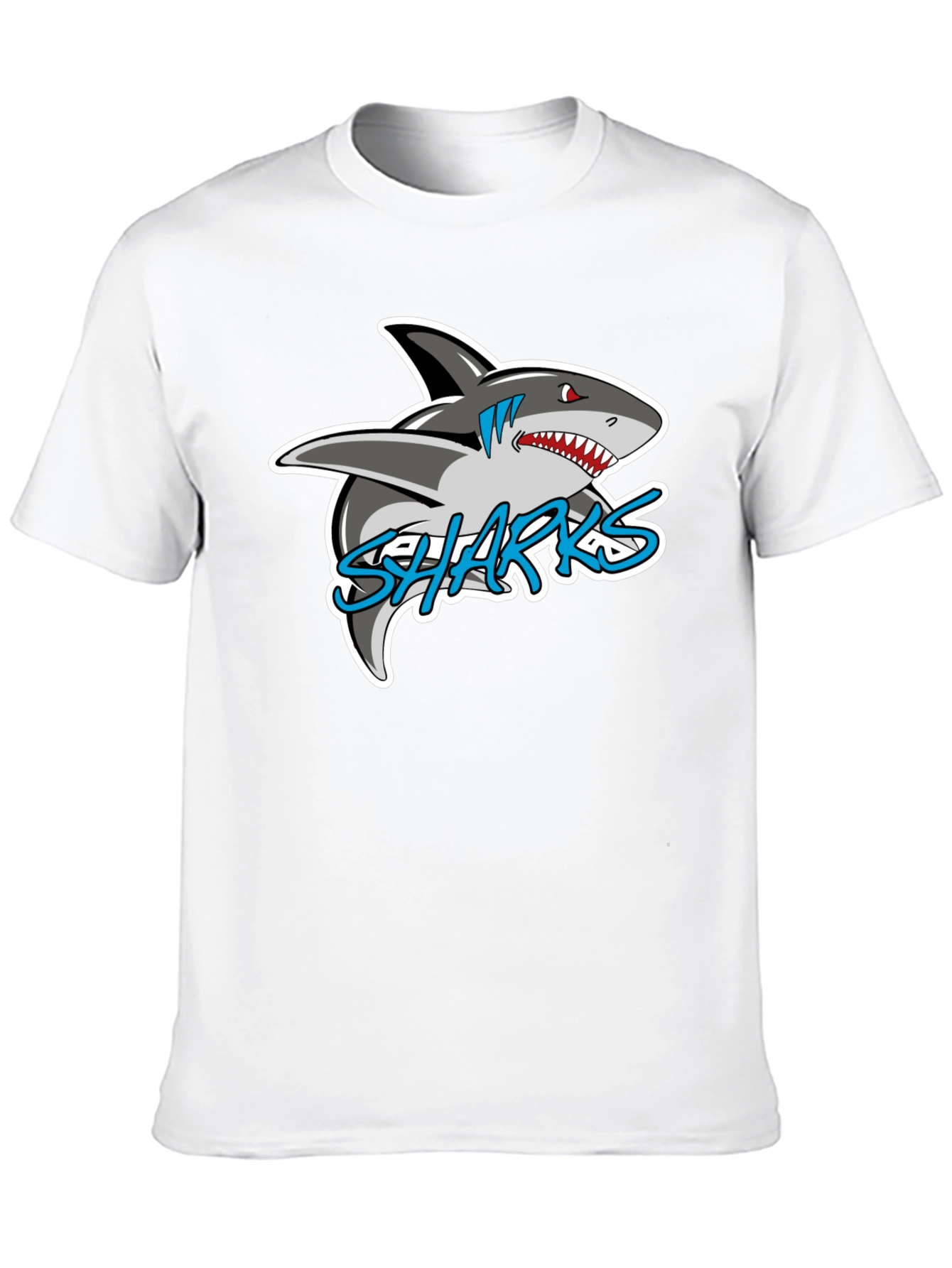 Black Sharks Graphic T-Shirt