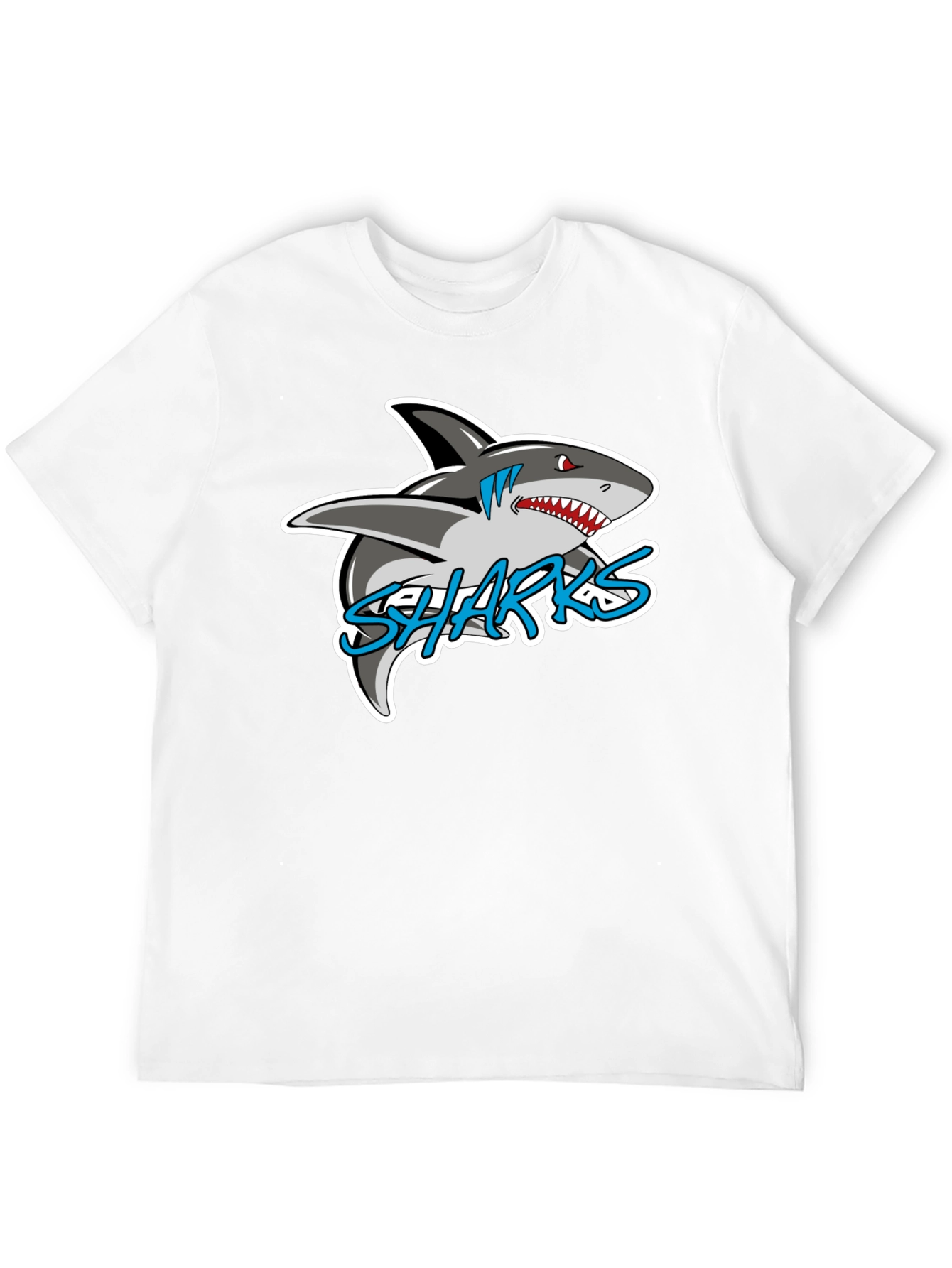 Black Sharks Graphic T-Shirt