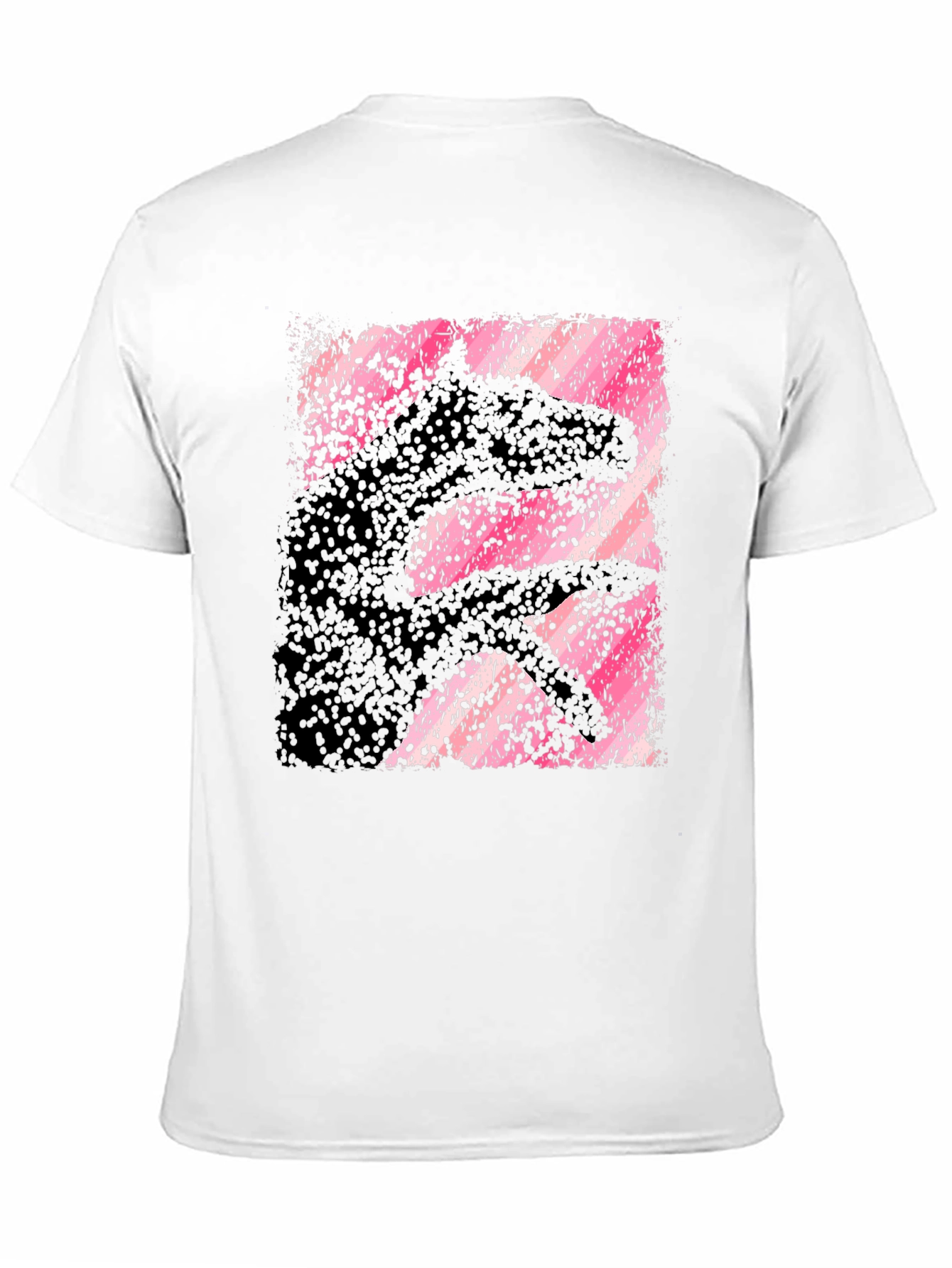 Abstract Hand Shadow Animal Graphic T-Shirt