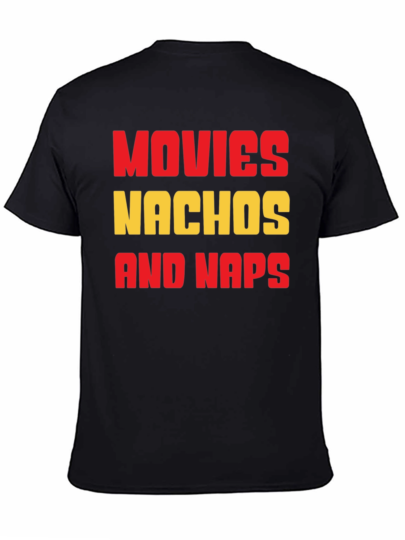 Movies Nachos and Naps Graphic T-Shirt