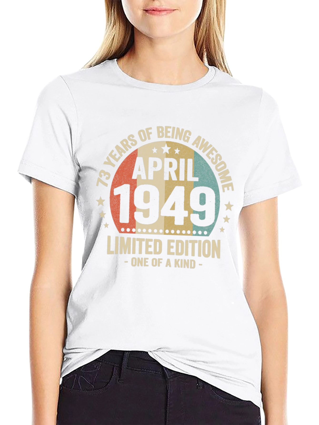 73 Years Awesome April 1949 Limited Edition T-Shirt