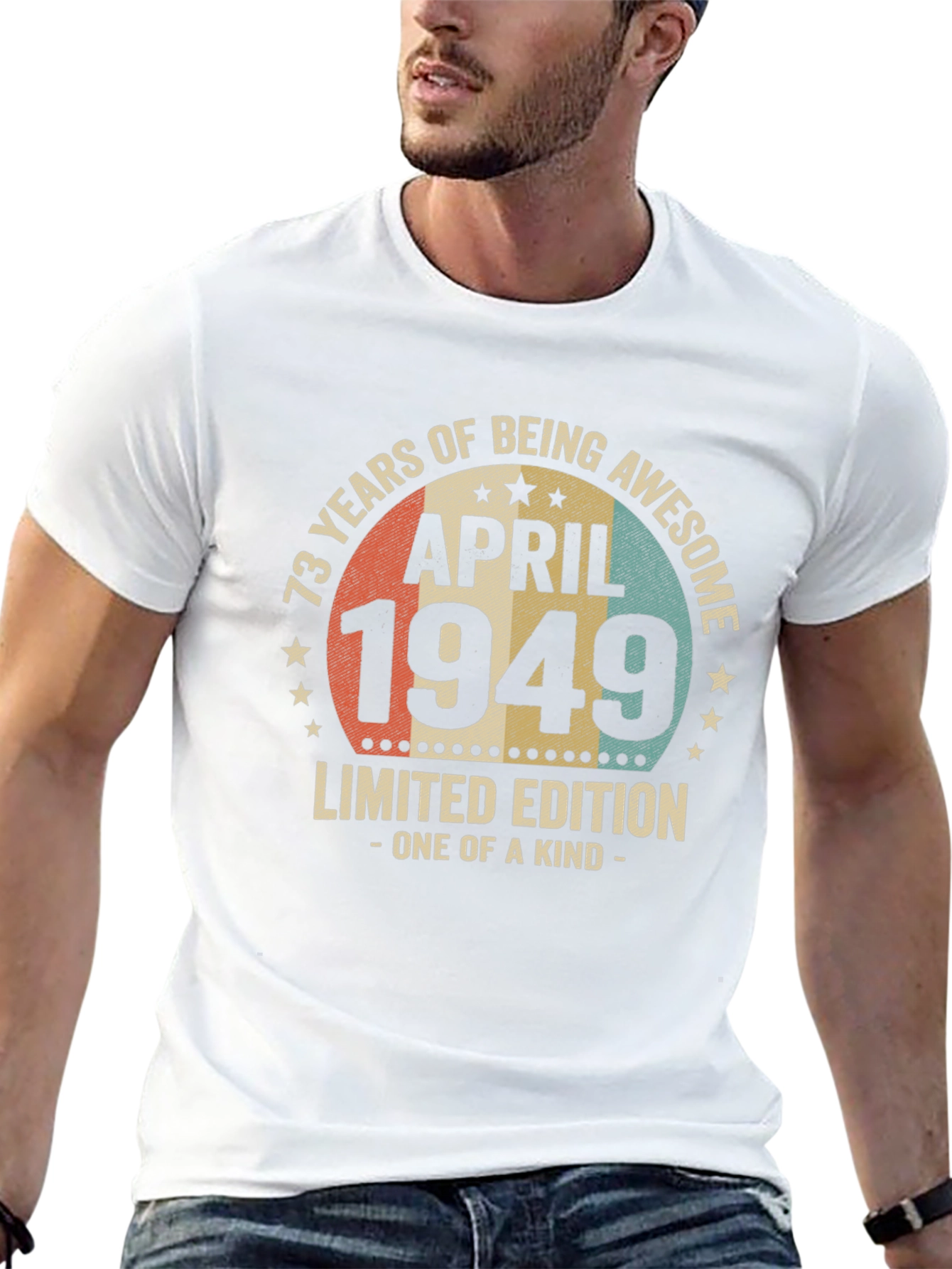 73 Years Awesome April 1949 Limited Edition T-Shirt