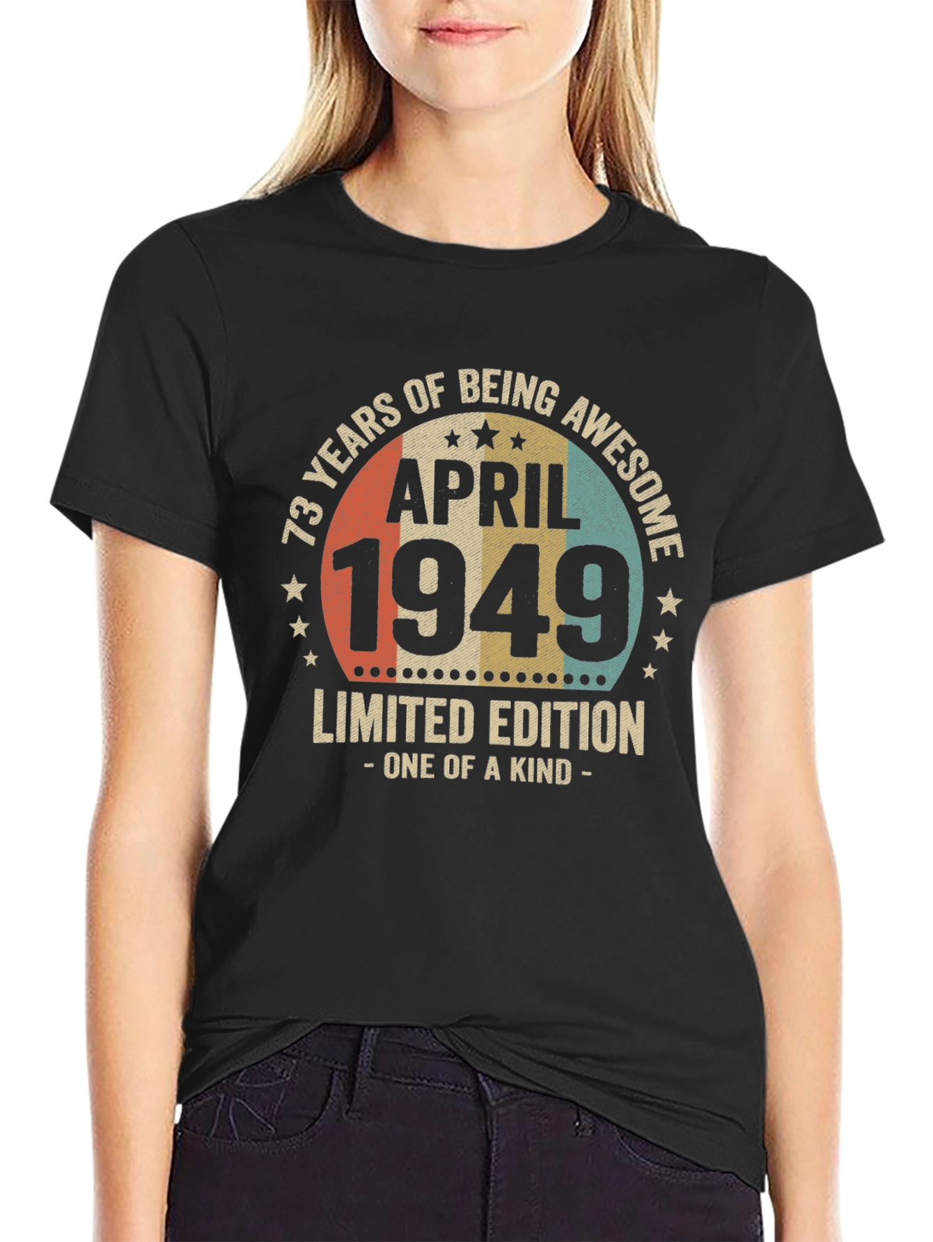 73 Years Awesome April 1949 Limited Edition T-Shirt