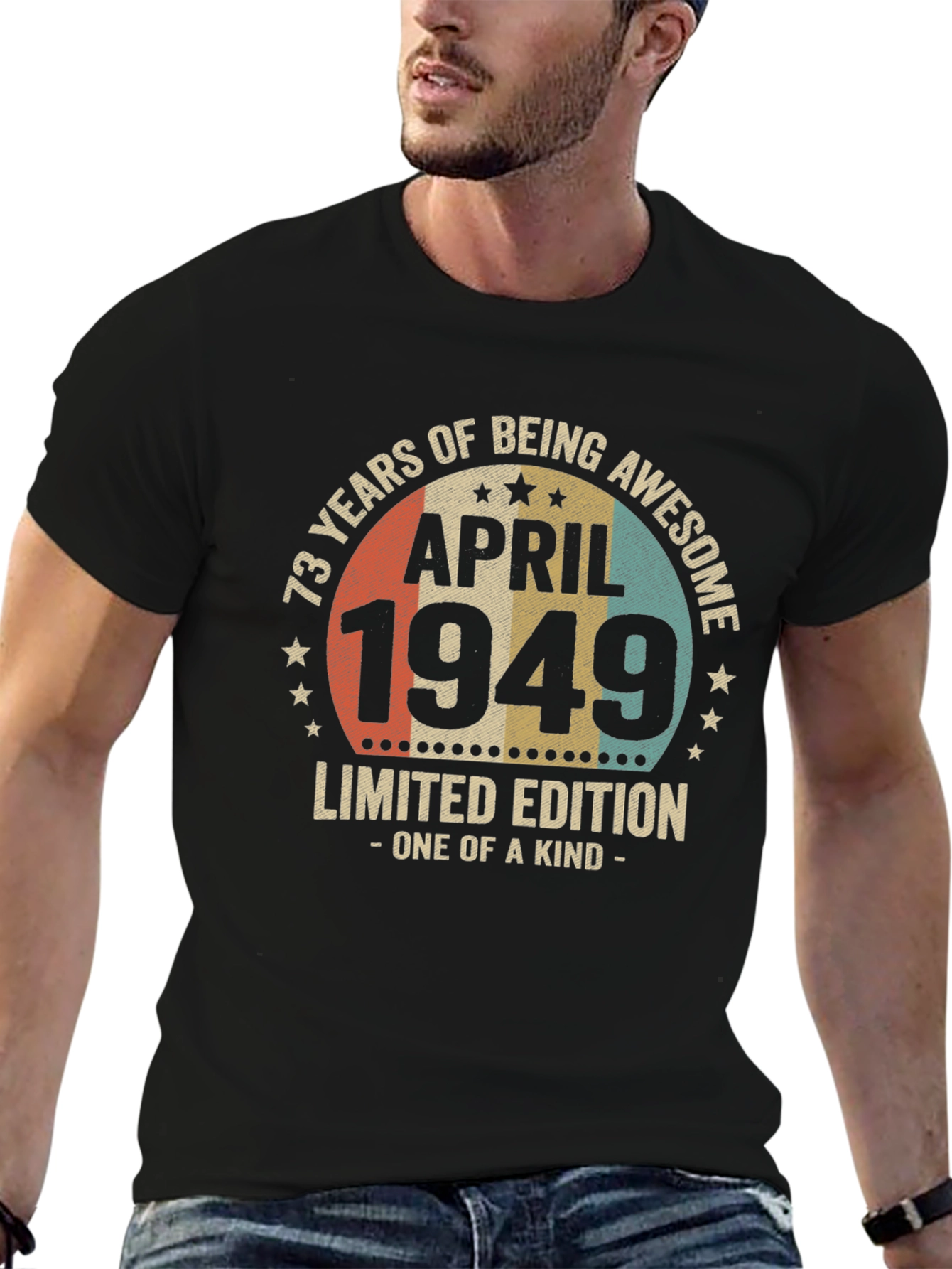 73 Years Awesome April 1949 Limited Edition T-Shirt