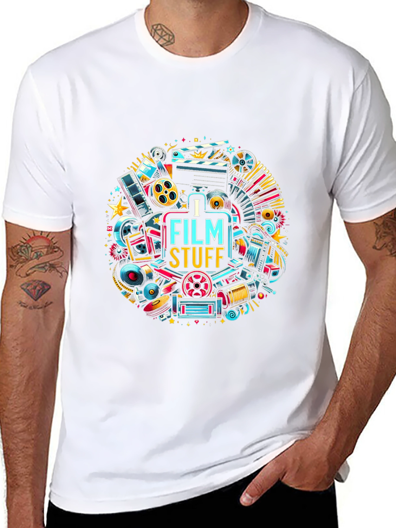 Film Stuff Graphic T-Shirt | Cool Filmmaking Tee