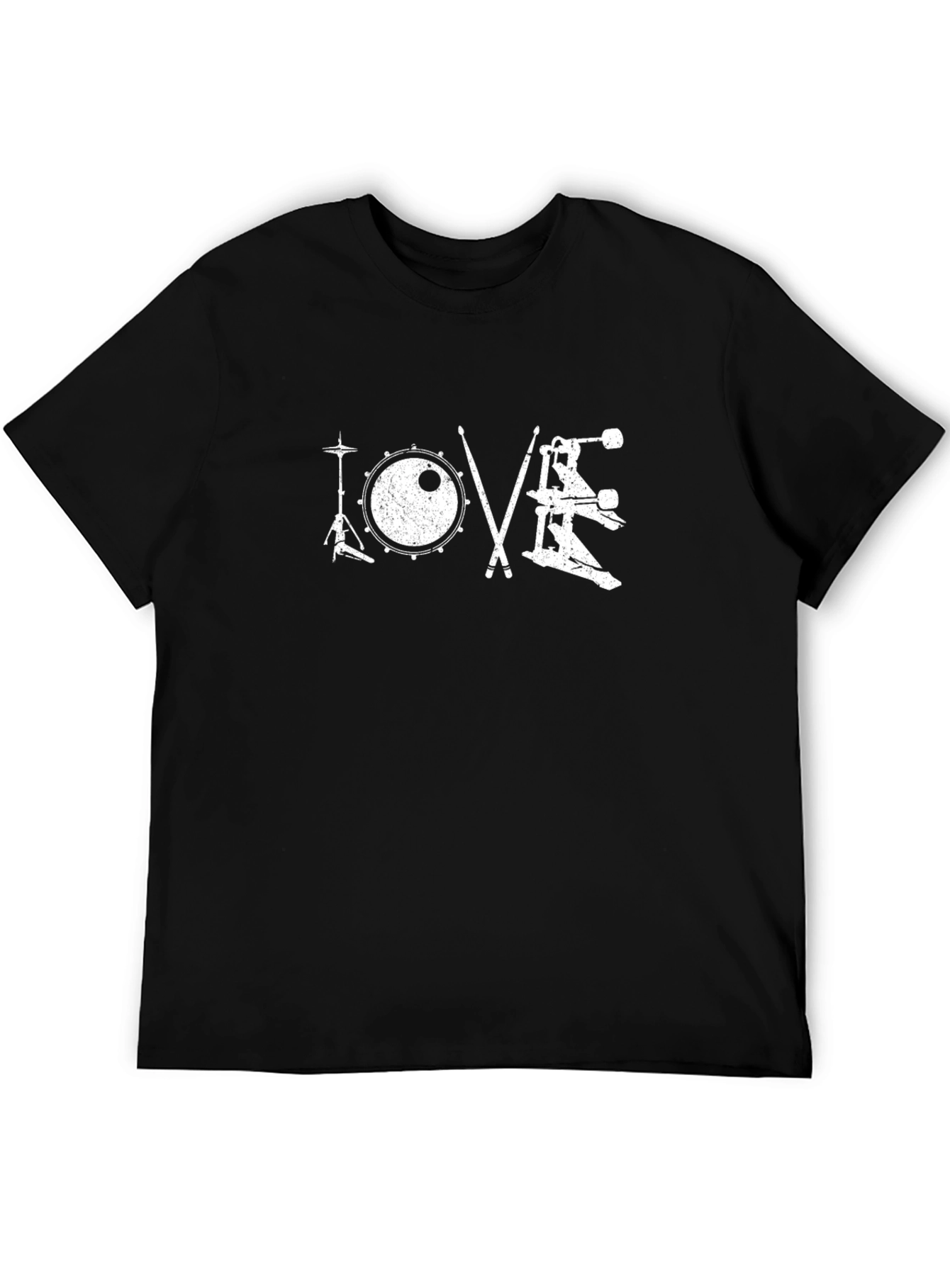 Drummers Love T-Shirt - Music Lover Tee